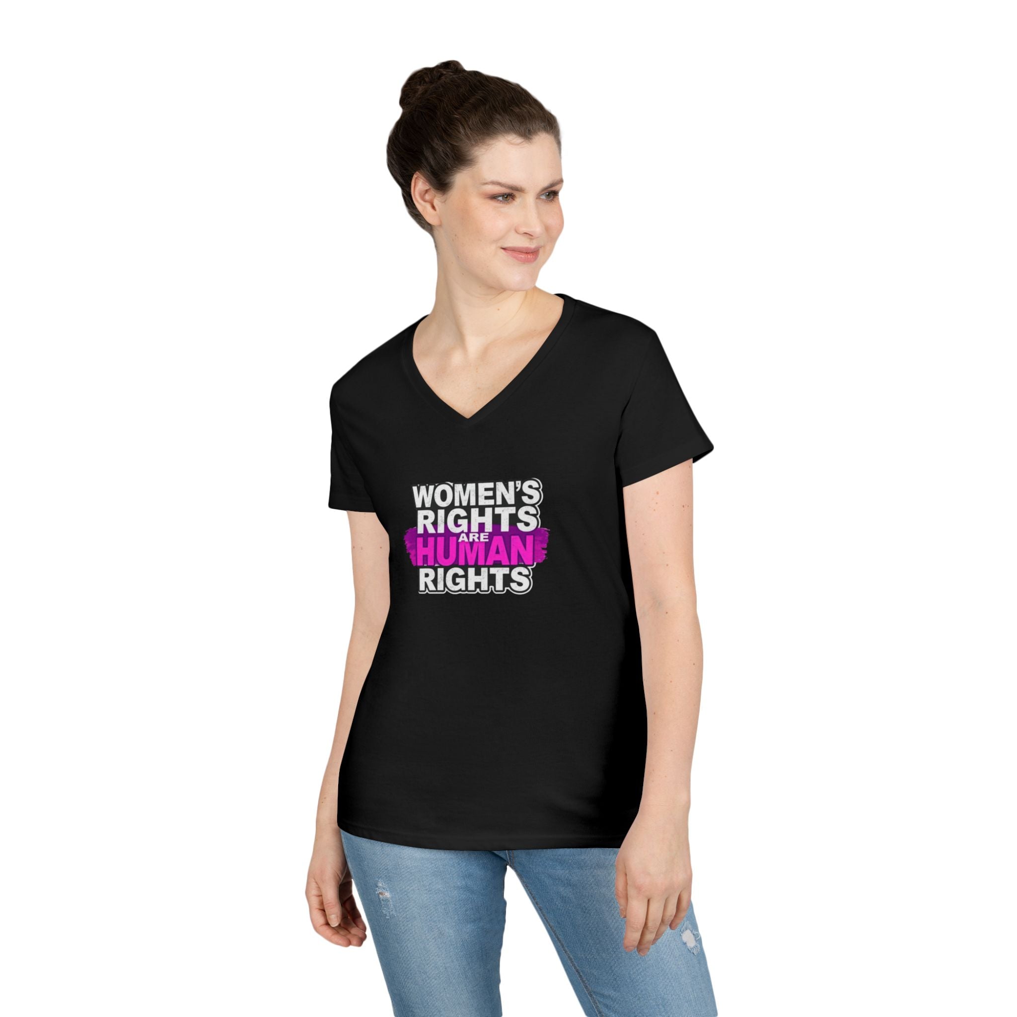 Women's Rights Protest V-Neck T-Shirt