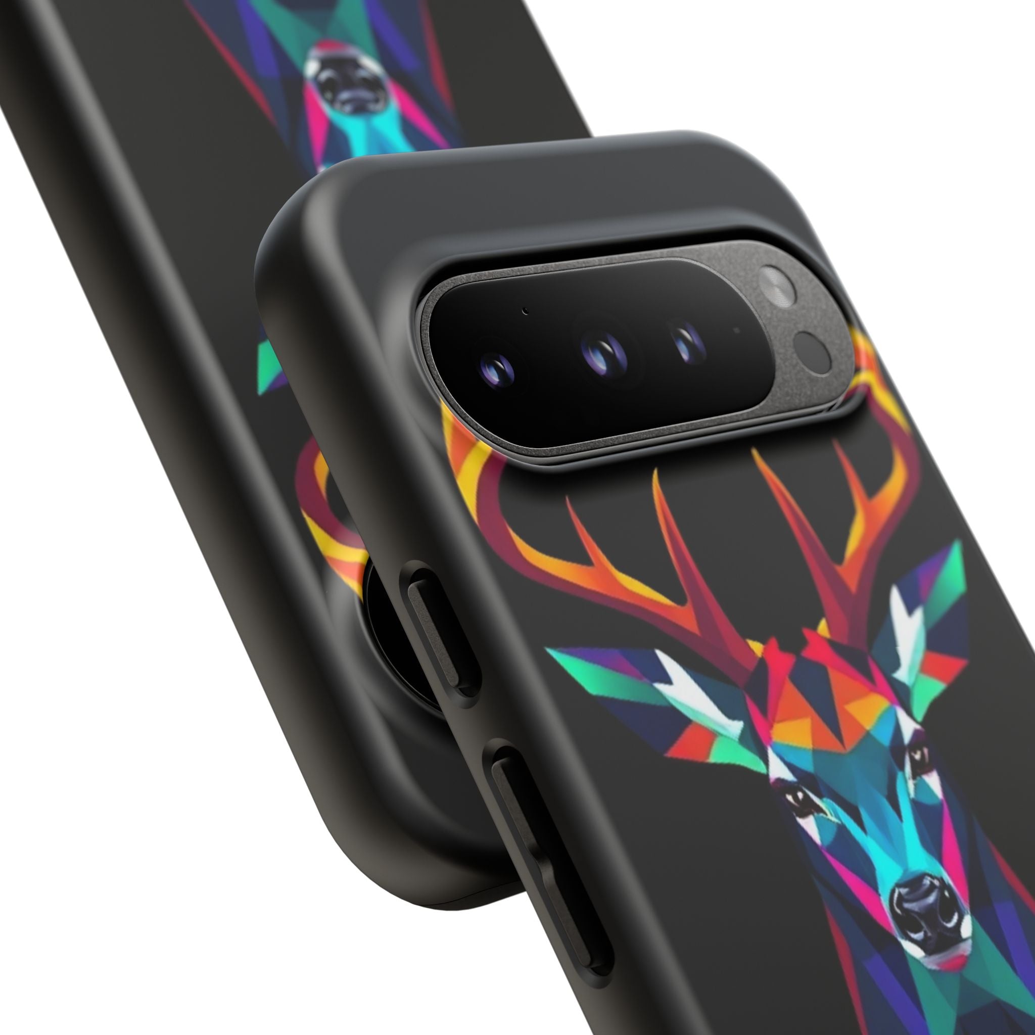 Colorful Fractal Deer Art Design Tough Case For Android & iPhone