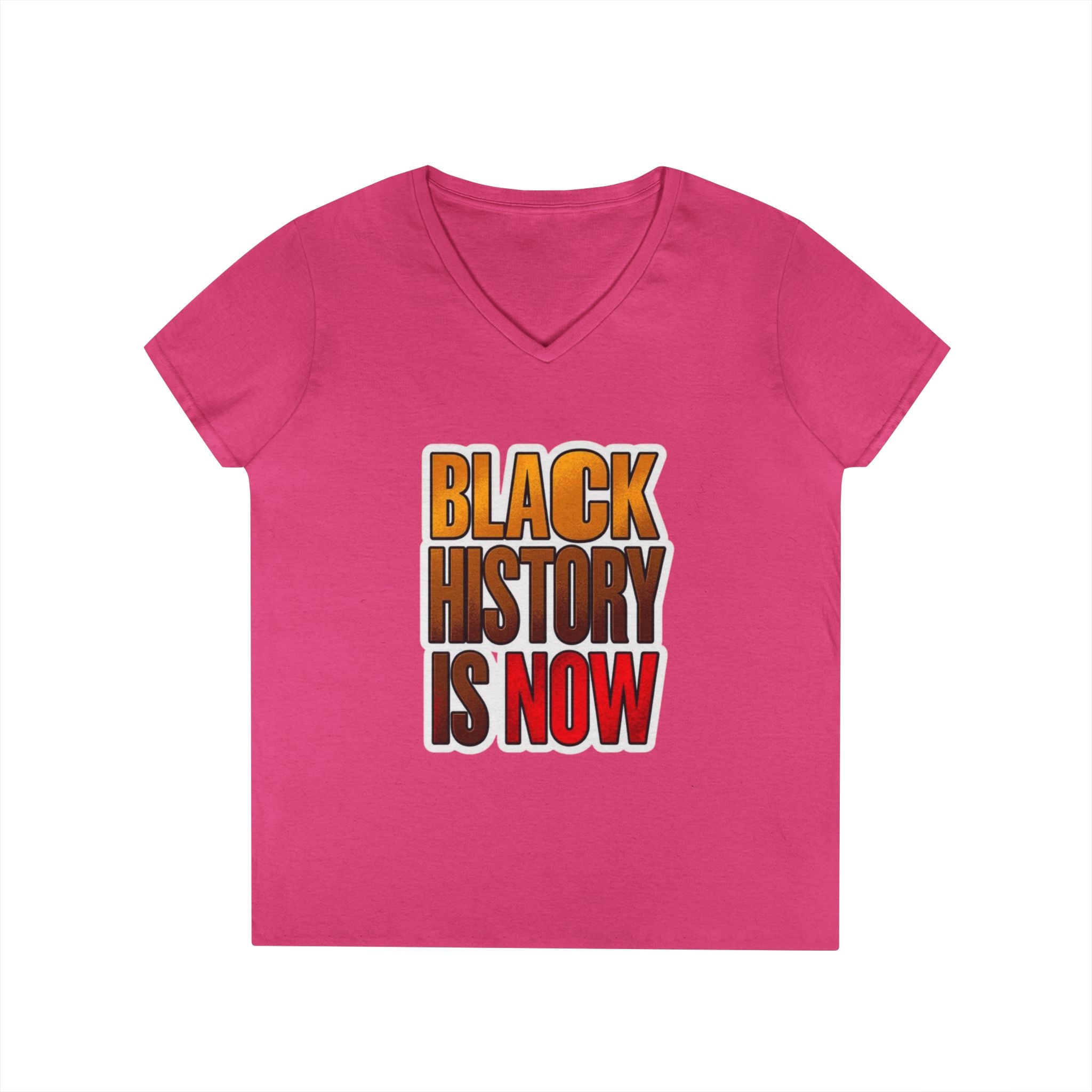 Empowerment V-Neck T-Shirt – Black History Is Now