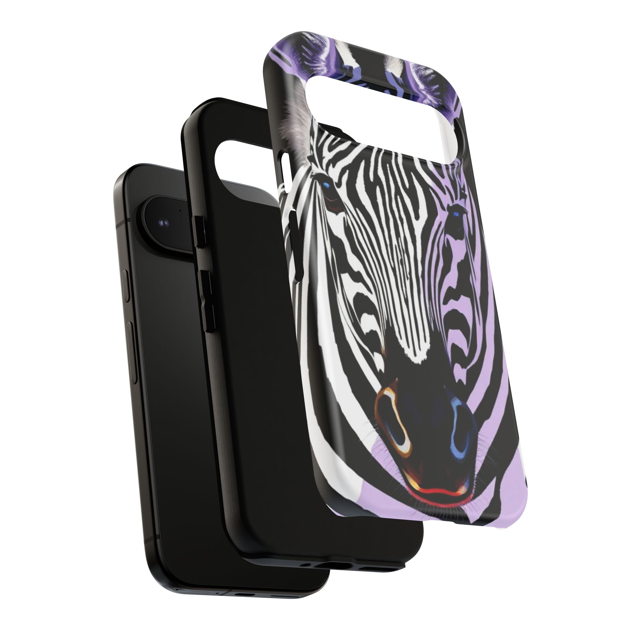 Android OR iPhone Compatible Cases - Zebra Design - Unique Tough Cases