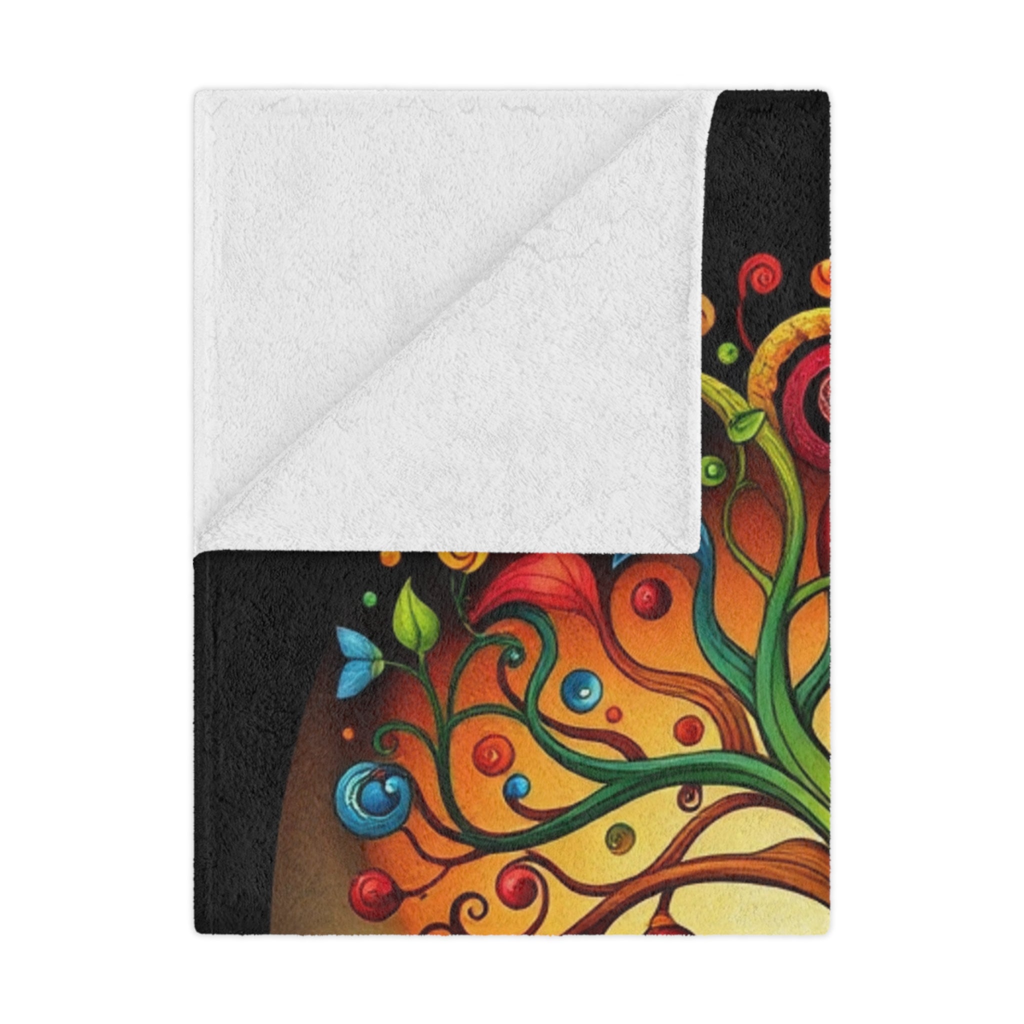 Tree of Diversity Microfiber Blanket