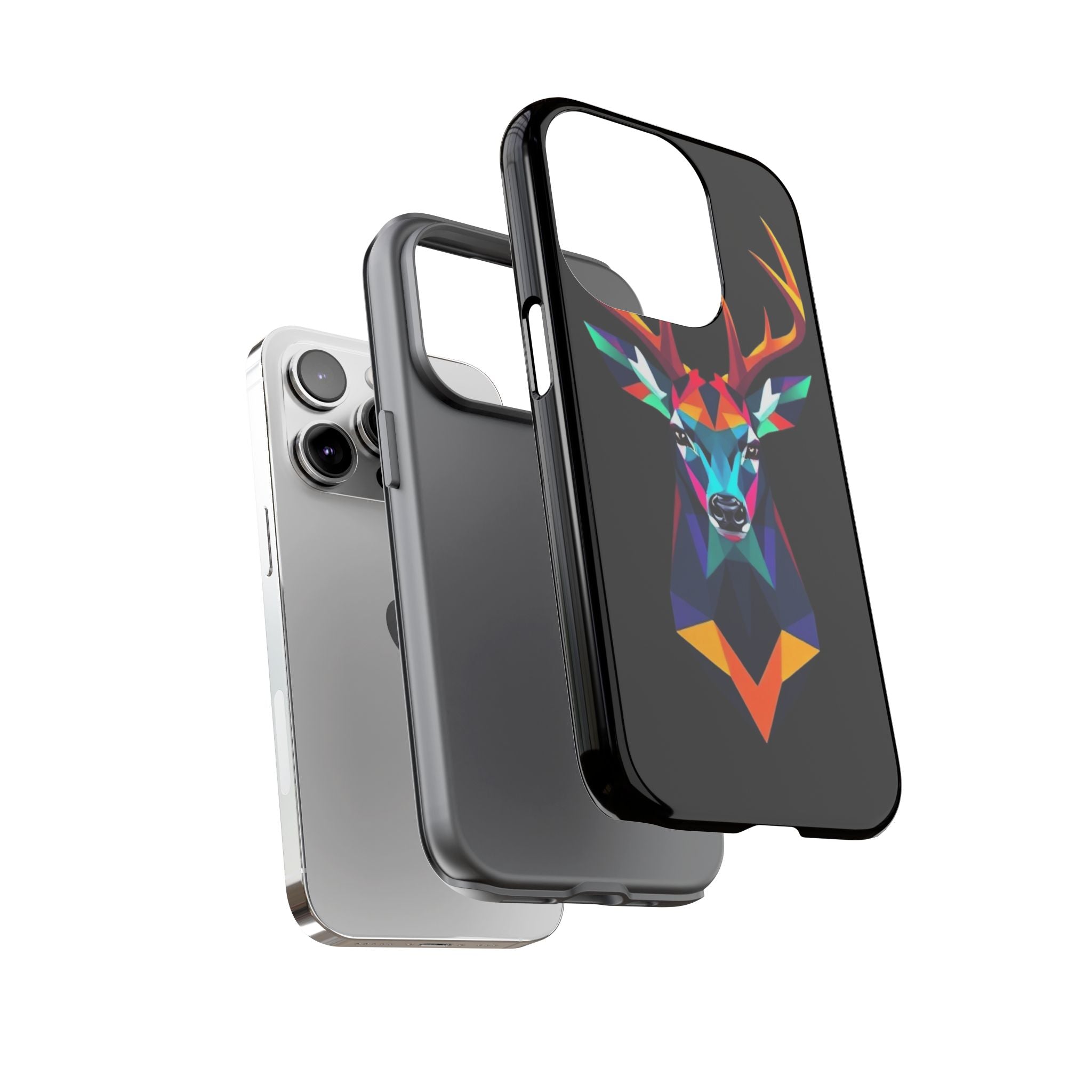 Colorful Fractal Deer Art Design Tough Case For Android & iPhone
