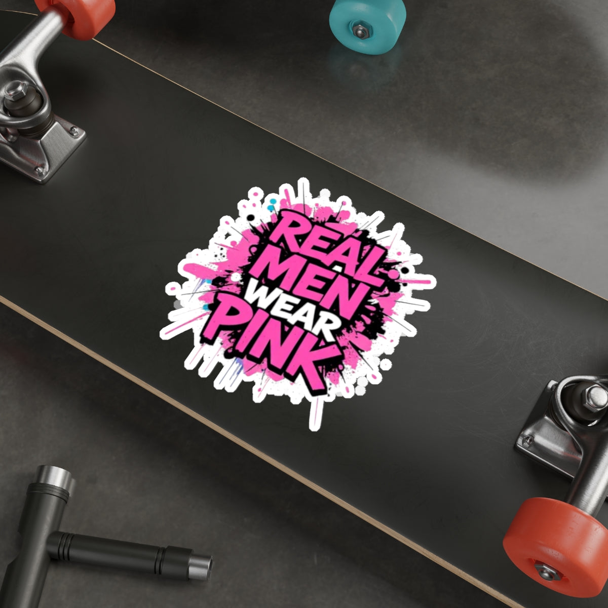 Die-Cut Stickers - Real Men Wear Pink
