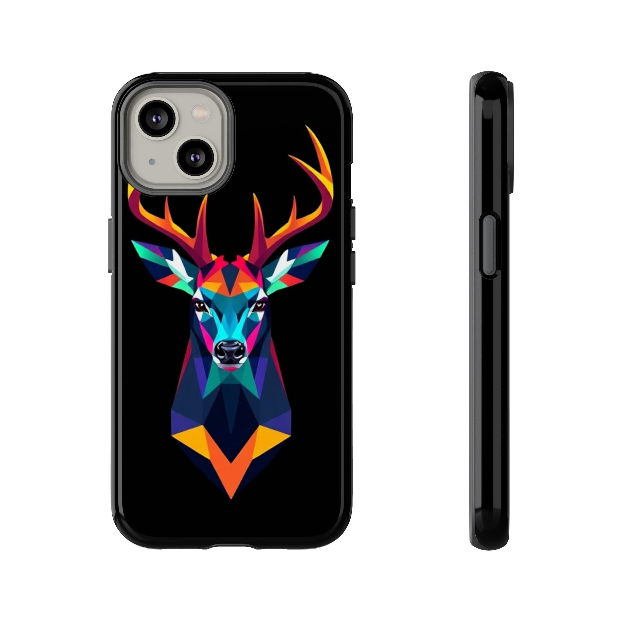 Colorful Fractal Deer Art Design Tough Case For Android & iPhone