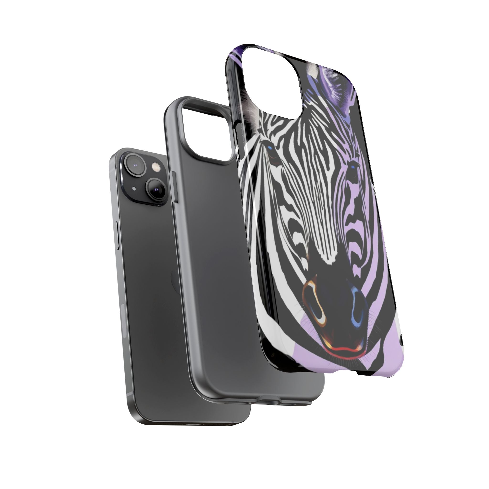 Android OR iPhone Compatible Cases - Zebra Design - Unique Tough Cases