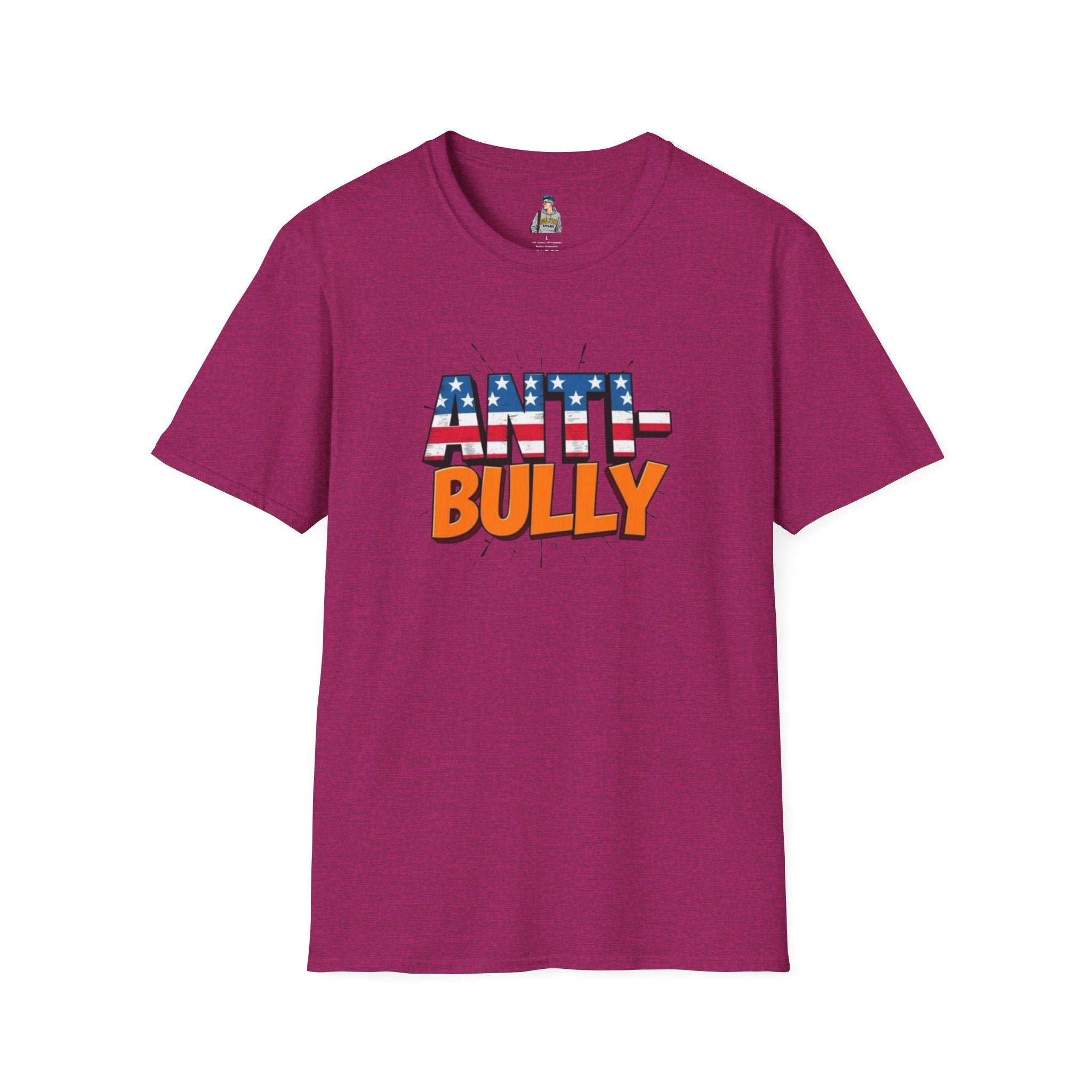 Anti-Bully Unisex Softstyle T-Shirt - Support Anti-Bullying Awareness