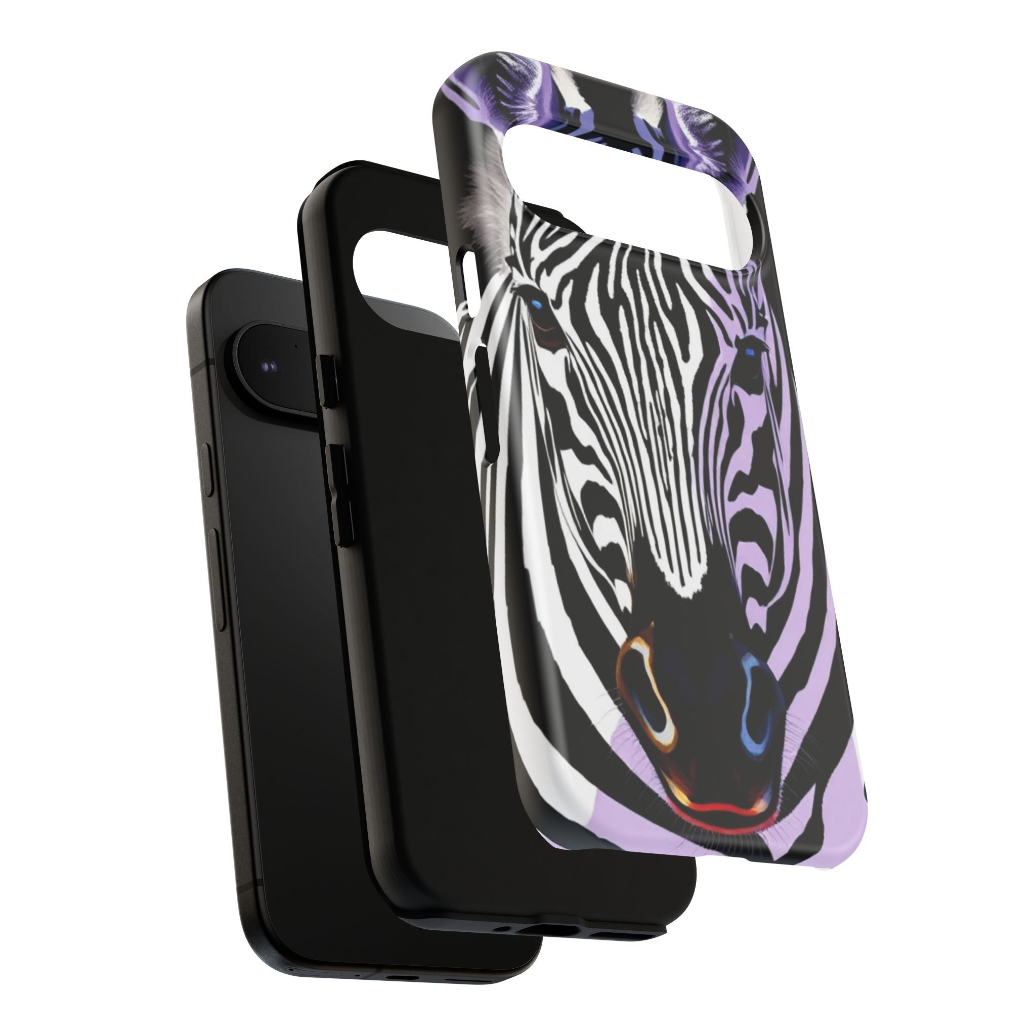 Android OR iPhone Compatible Cases - Zebra Design - Unique Tough Cases