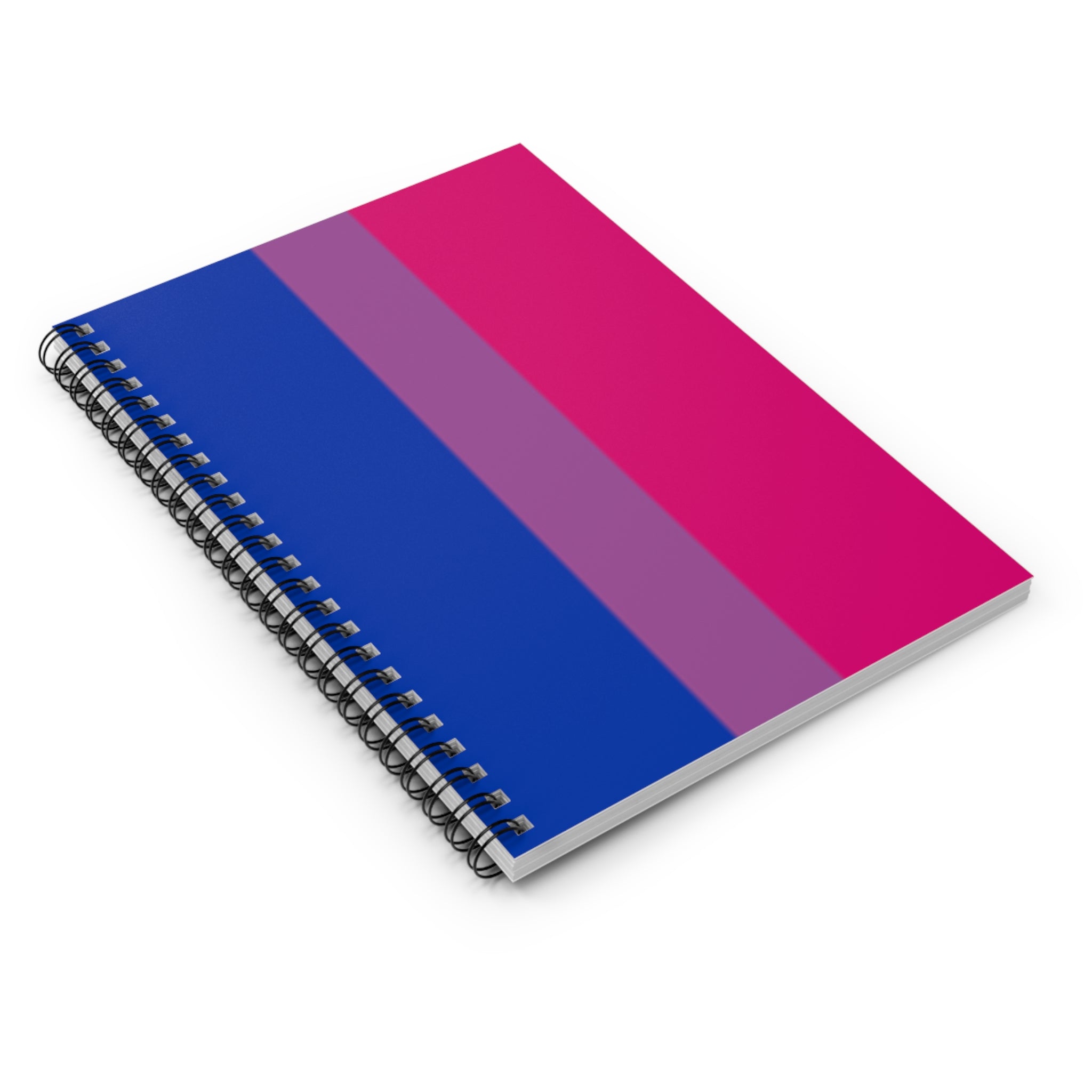 Bisexual Pride Spiral Notebook - Ruled Lines for Creative Minds