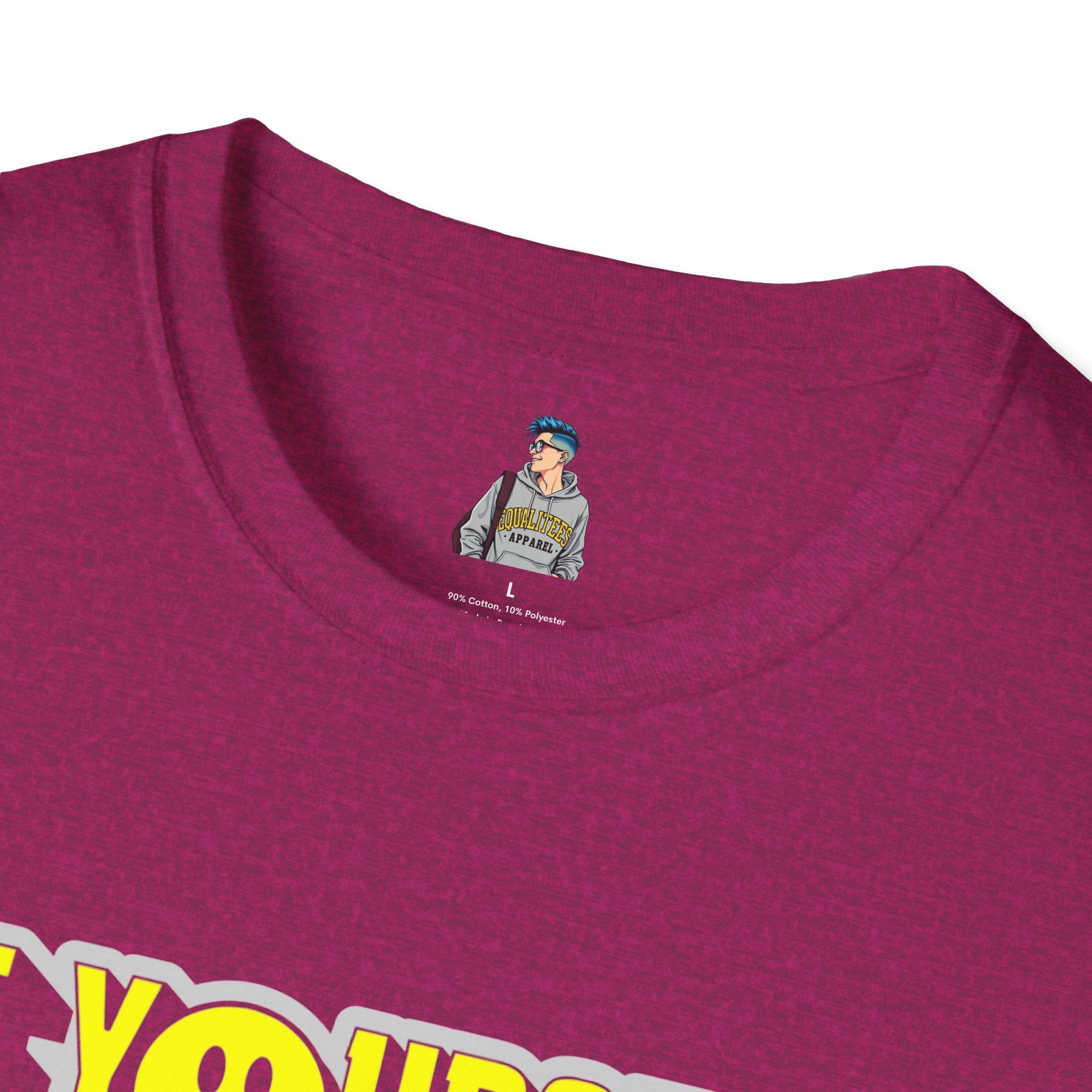 Be Yourself Smiley Unisex Softstyle T-Shirt