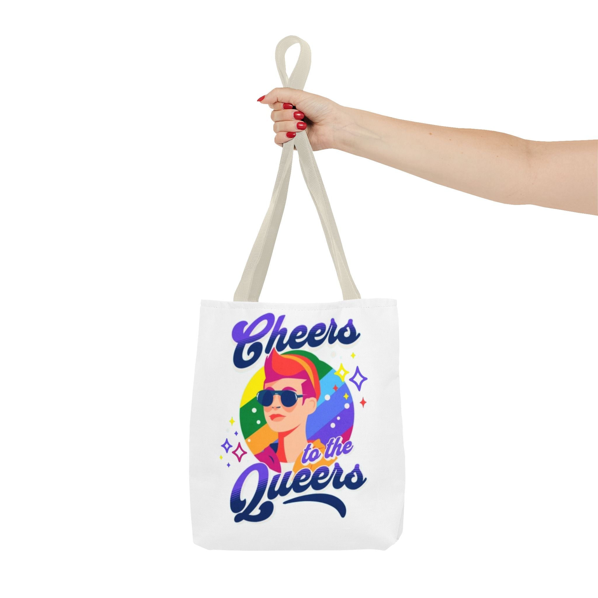 Cheers to the Queers Design LGBTQIA+ themed Tote bag