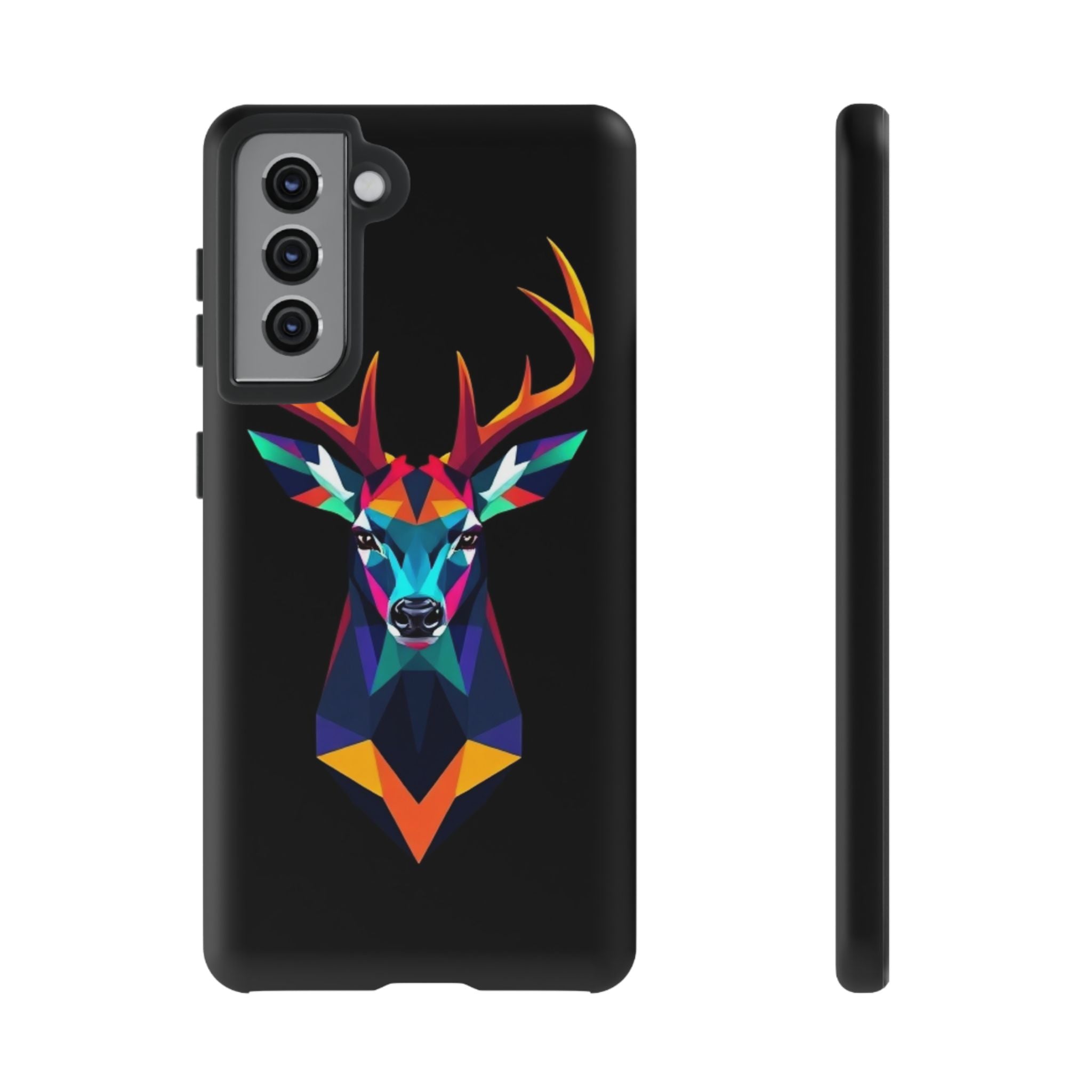 Colorful Fractal Deer Art Design Tough Case For Android & iPhone