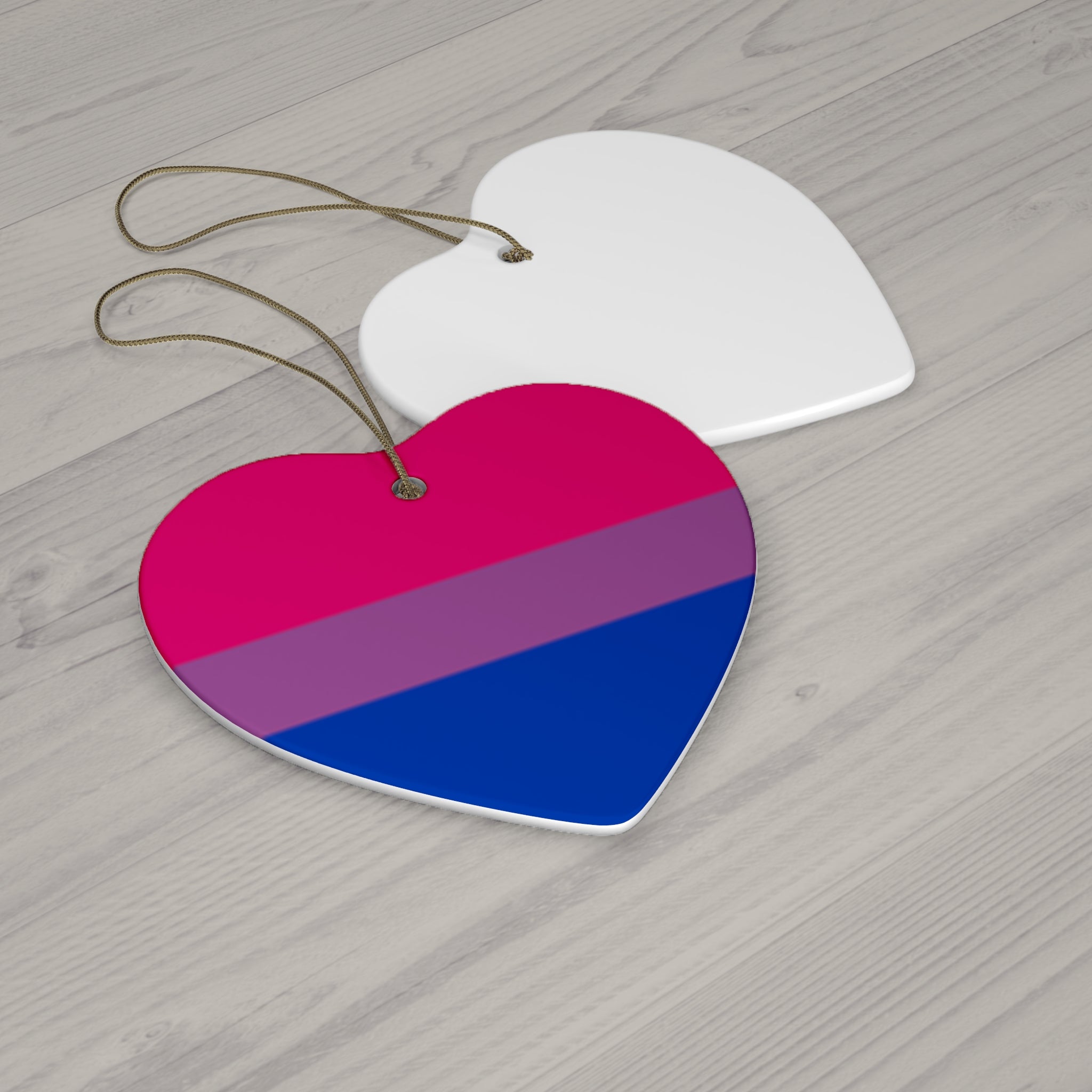 Bisexual Pride Ceramic Ornament - Celebrate Love & Diversity