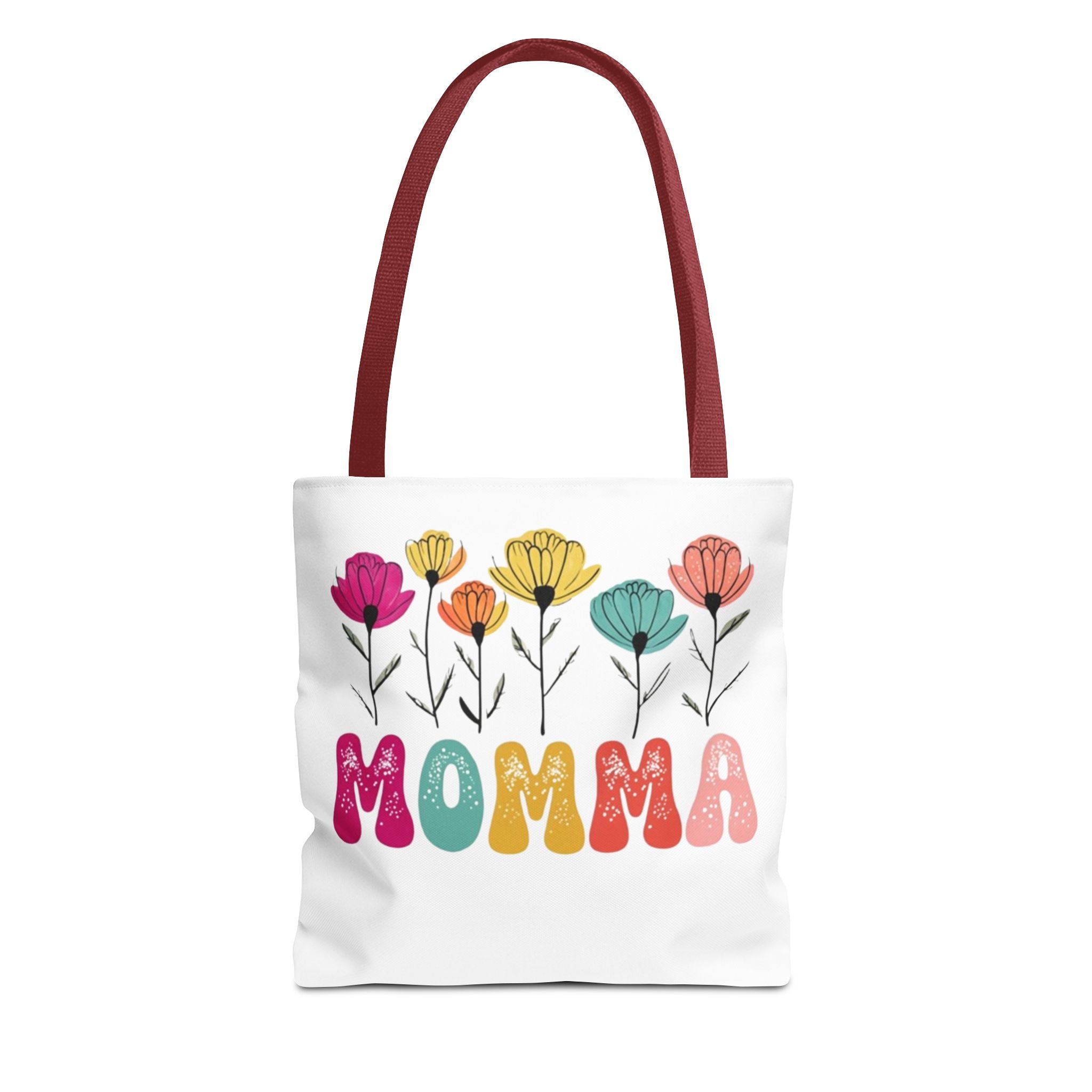 Colorful Floral 'Momma' Tote Bag - Perfect for Mother's Day and Everyday Use
