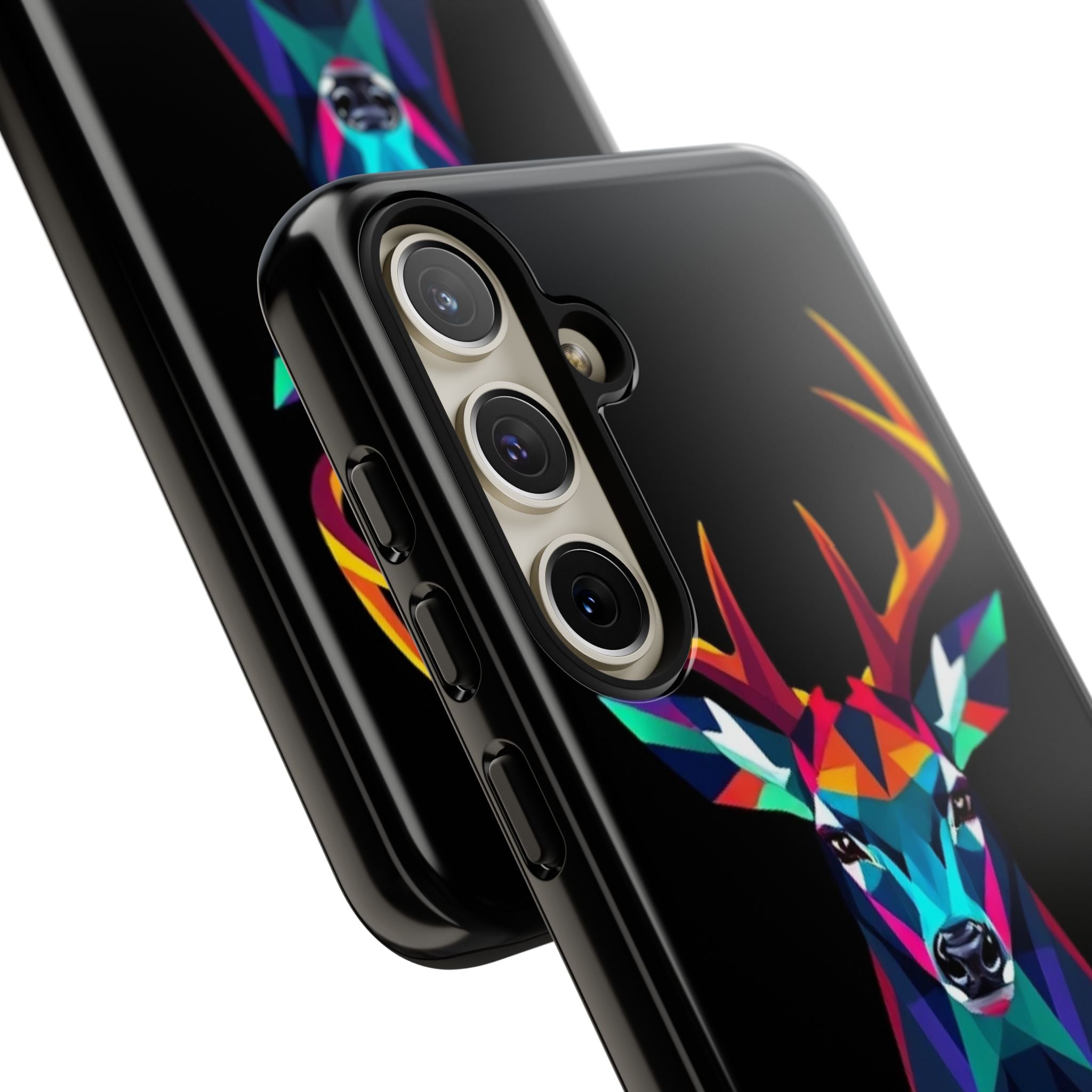 Colorful Fractal Deer Art Design Tough Case For Android & iPhone