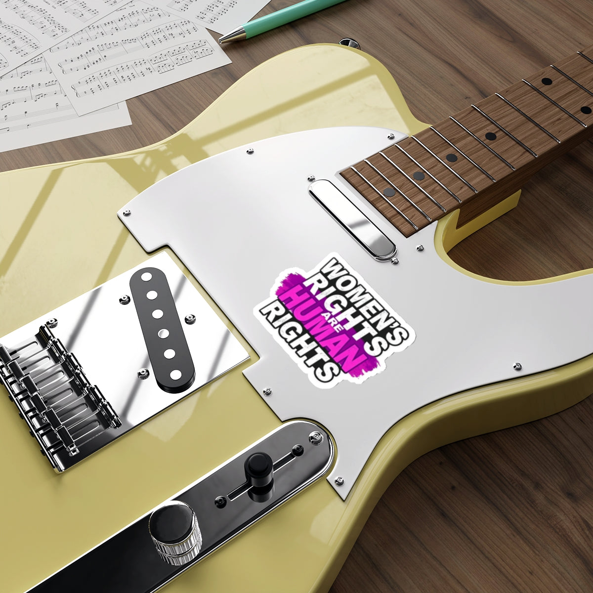 Die-Cut Stickers - WOMEN'S RIGHTS ARE HUMAN RIGHTS