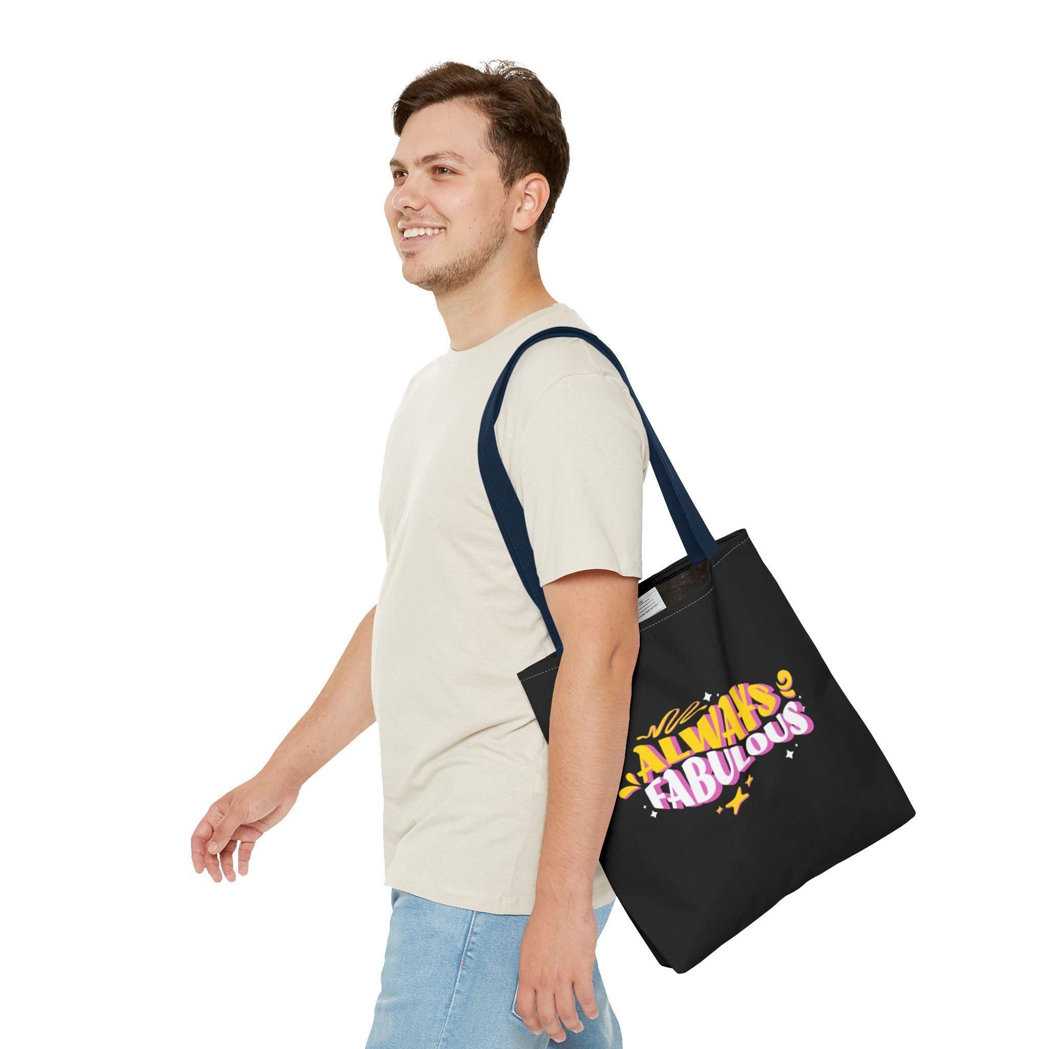 Always Fabulous Text Design tote bag
