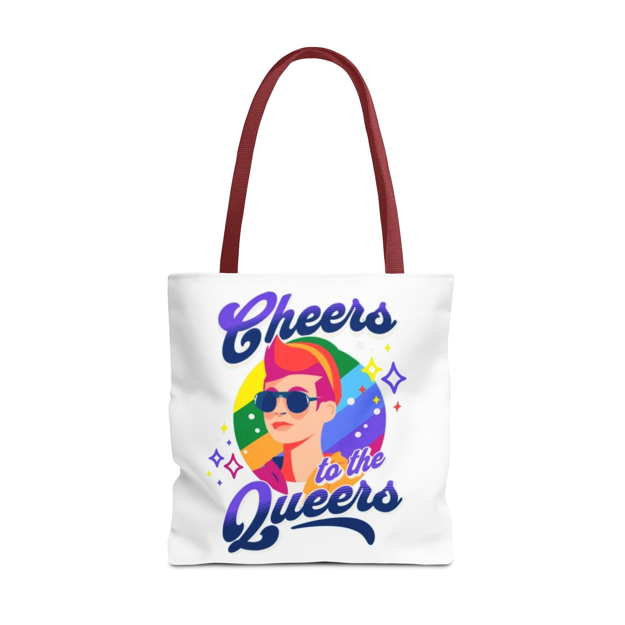 Cheers to the Queers Design LGBTQIA+ themed Tote bag