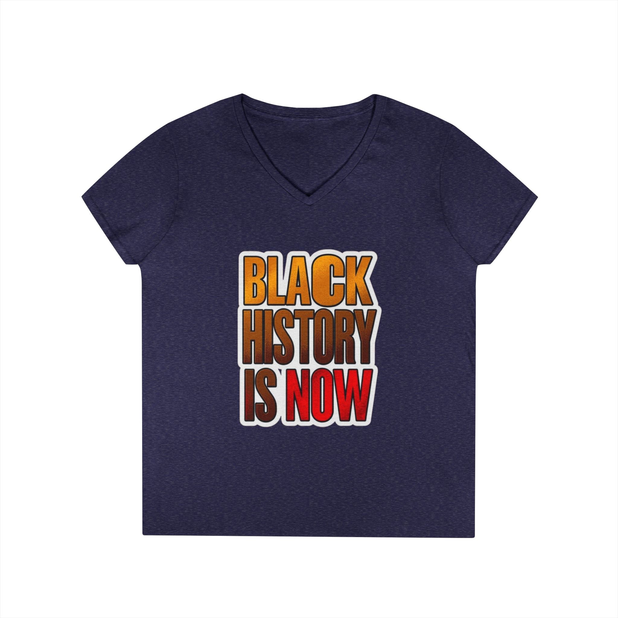 Empowerment V-Neck T-Shirt – Black History Is Now