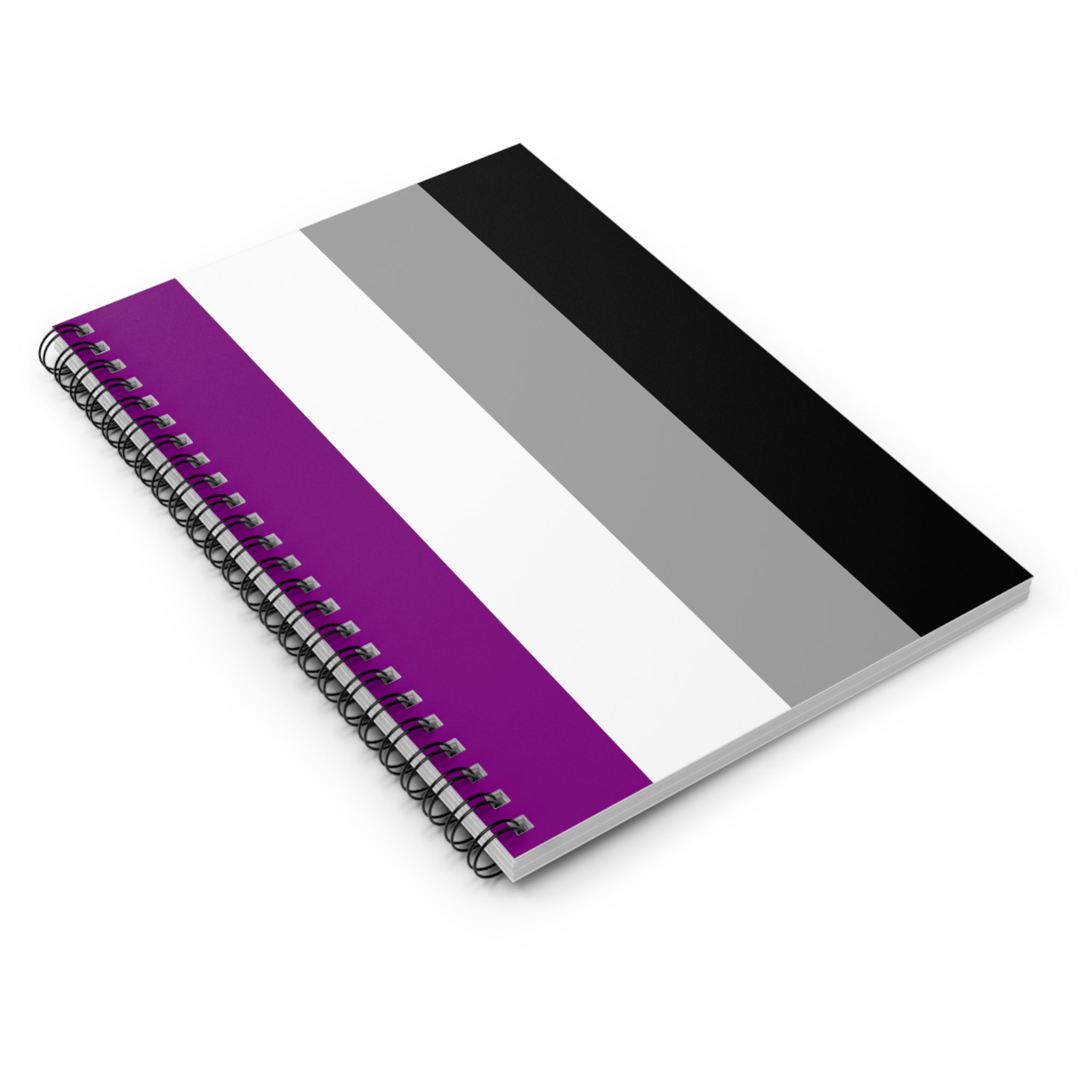 Asexual Pride Spiral Notebook - Ruled Lines for Journaling & Notes