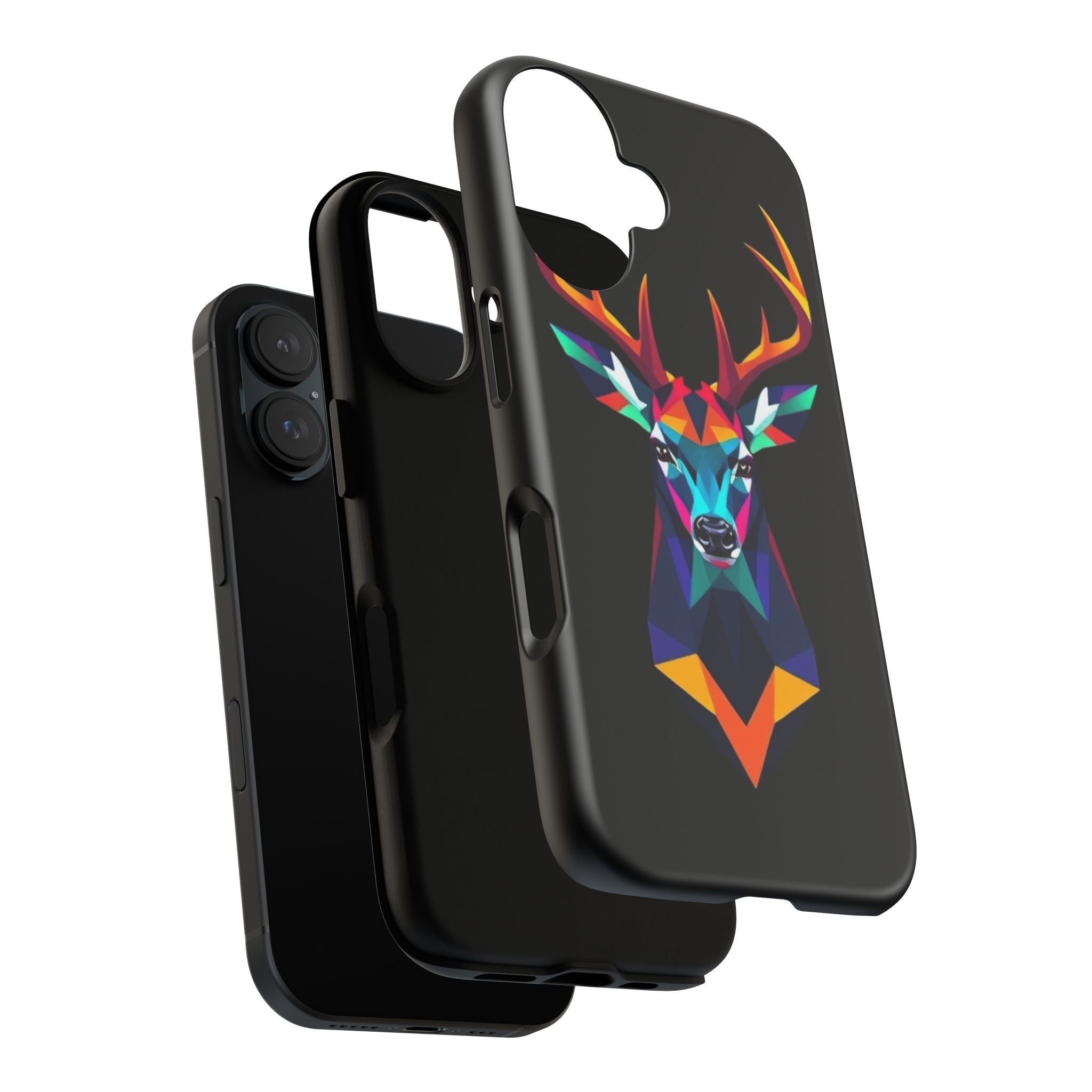 Colorful Fractal Deer Art Design Tough Case For Android & iPhone