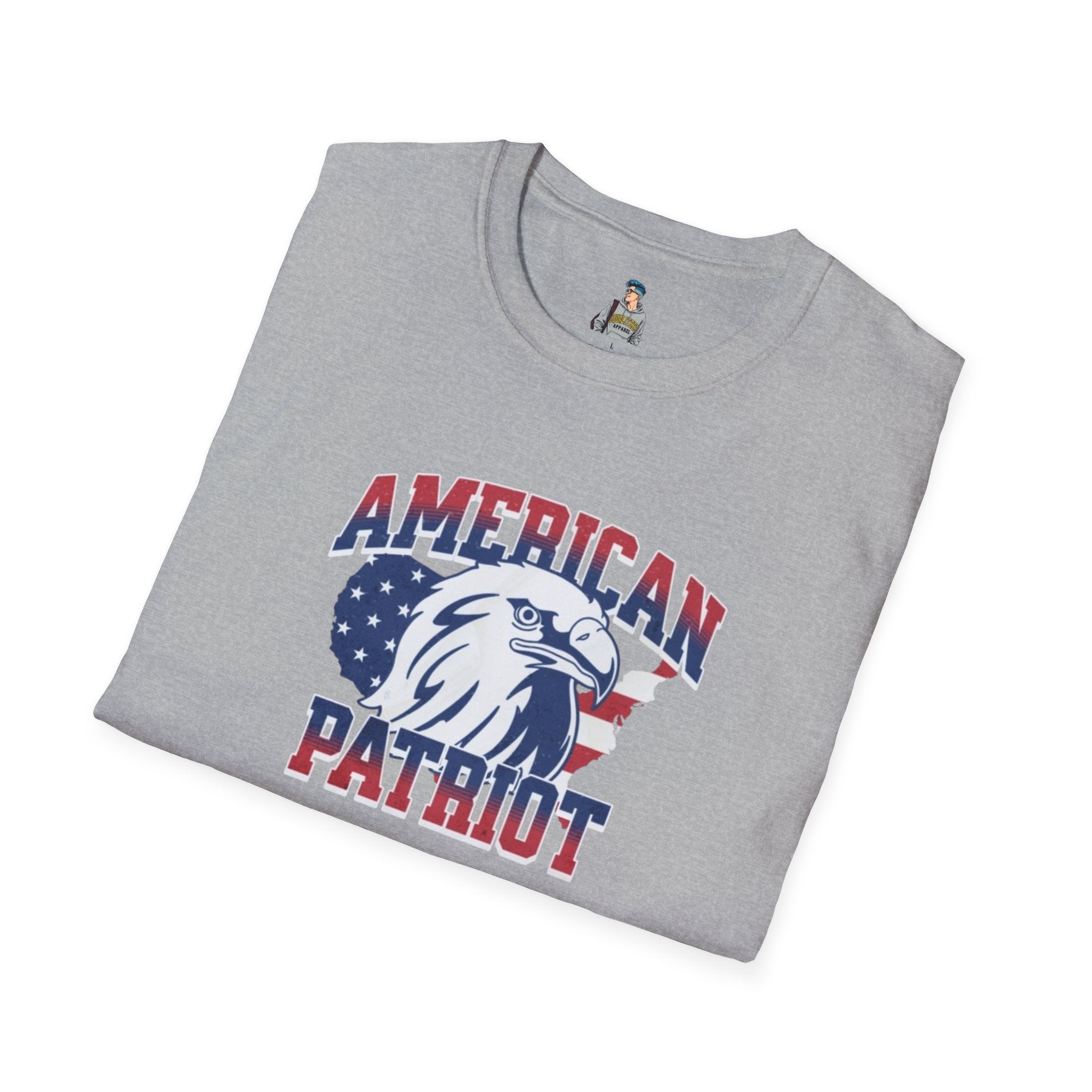 American Patriot - Keep Immigrants Deport Fascists Unisex T-Shirt - Celebrate Freedom & Diversity