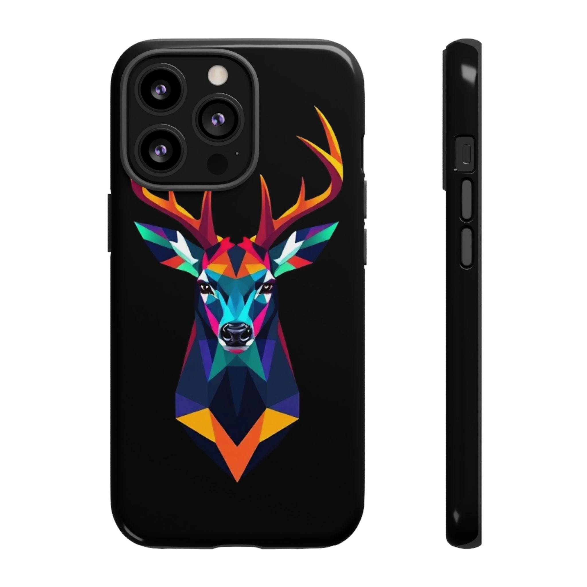 Colorful Fractal Deer Art Design Tough Case For Android & iPhone