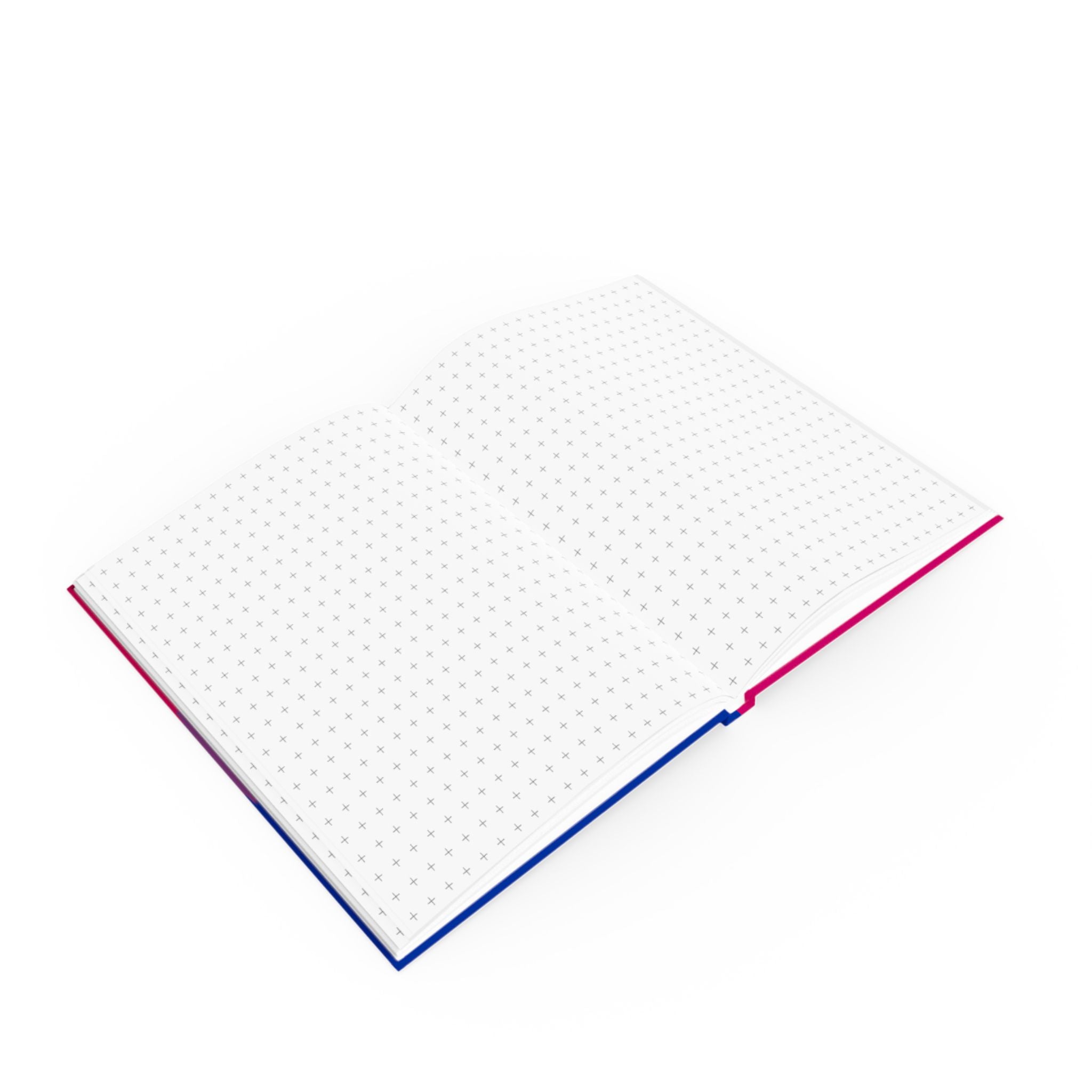 Bisexual Pride Design Hard Backed Journal - Perfect for Gifts, Journaling, and Celebrations