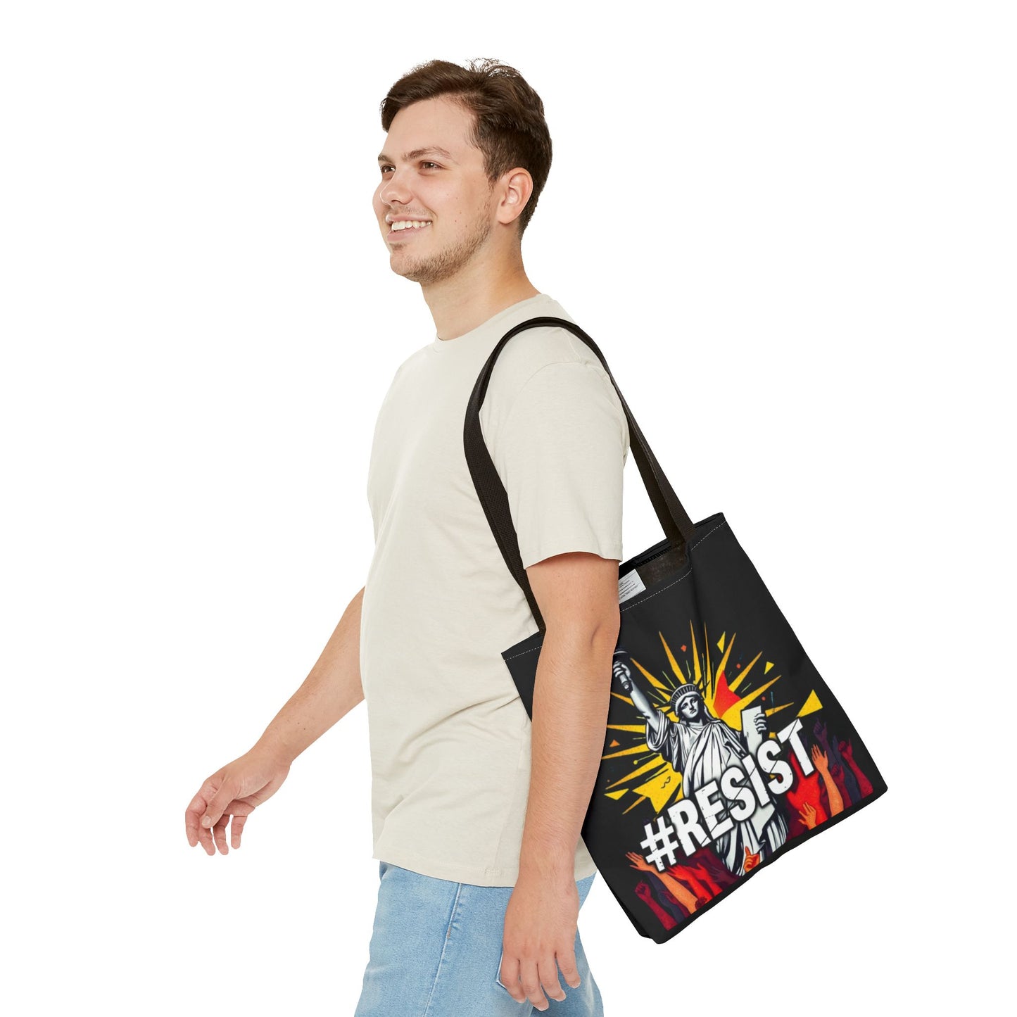 #RESIST With Lady Liberty Tote Bag