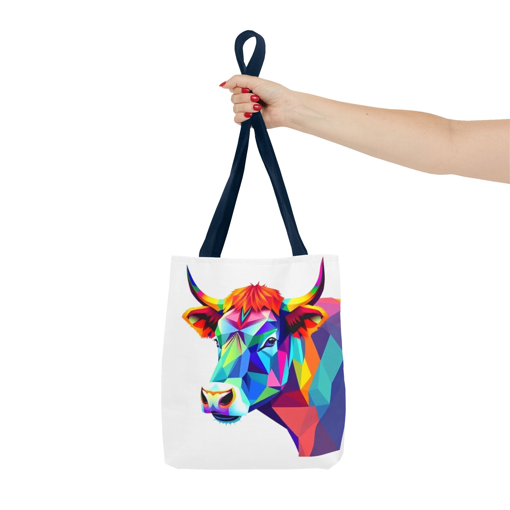 Colorful Cow Design - Tote Bag