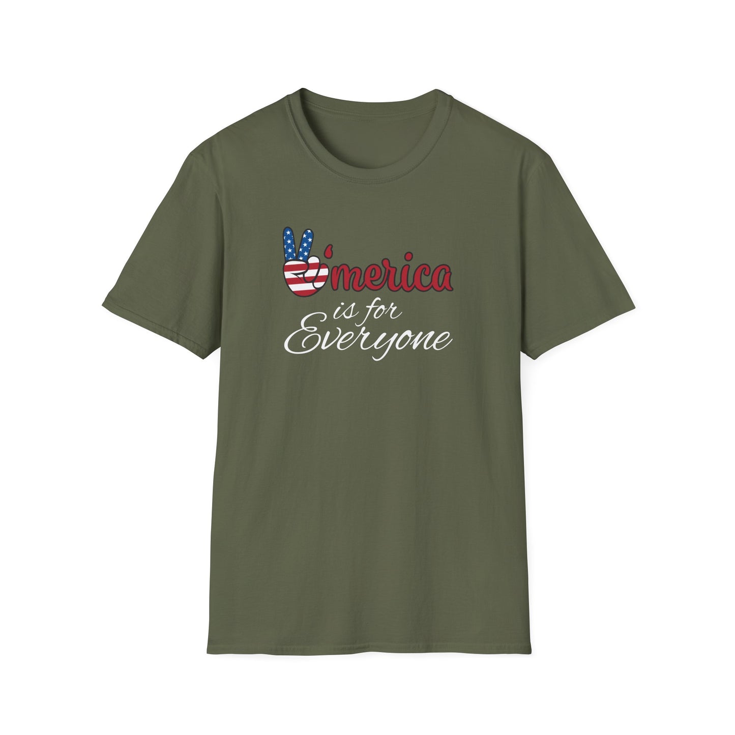 'Merica is for Everyone - Softstyle Unisex T-Shirt