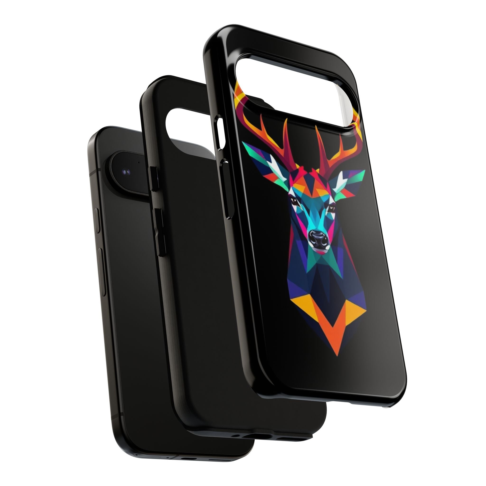 Colorful Fractal Deer Art Design Tough Case For Android & iPhone
