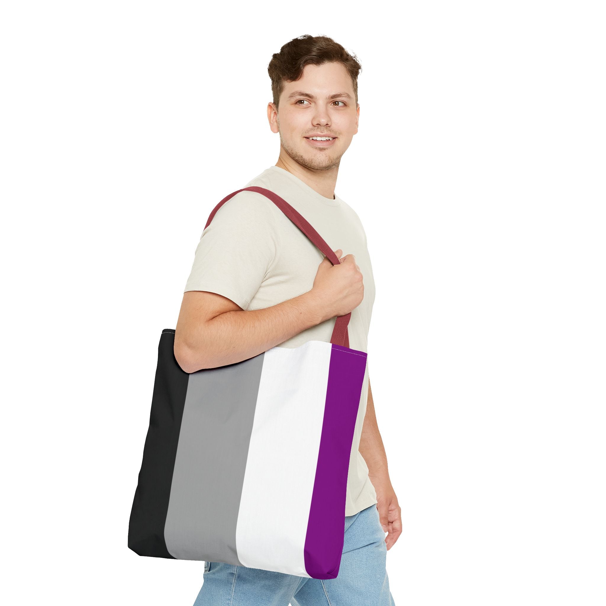 Asexual Pride Flag Tote Bag