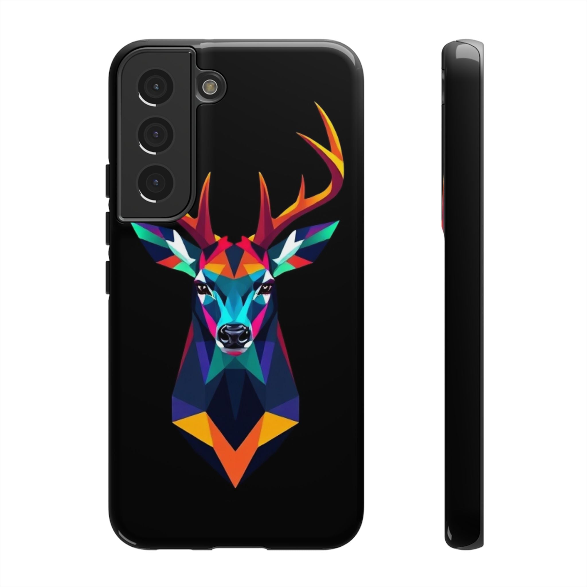Colorful Fractal Deer Art Design Tough Case For Android & iPhone