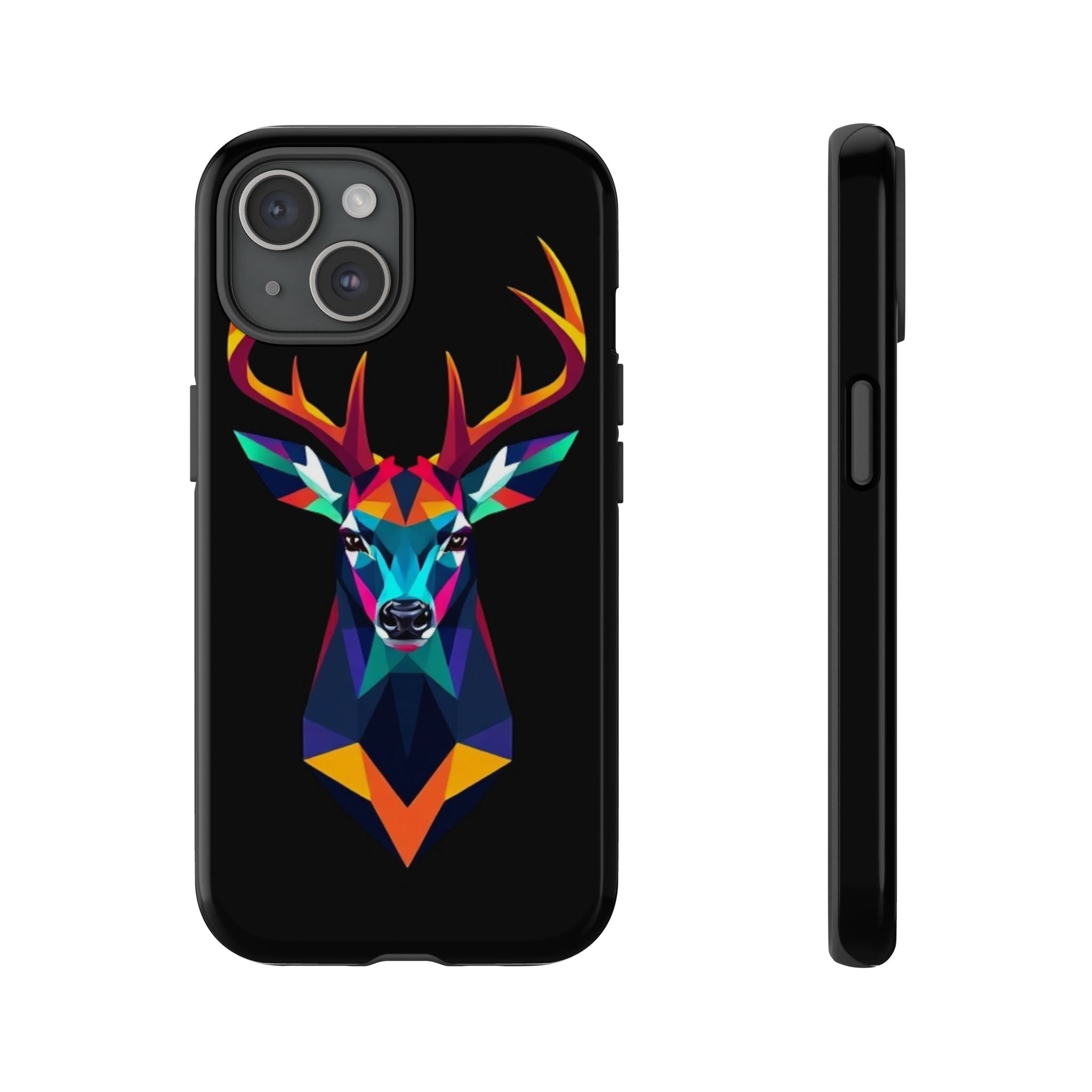 Colorful Fractal Deer Art Design Tough Case For Android & iPhone