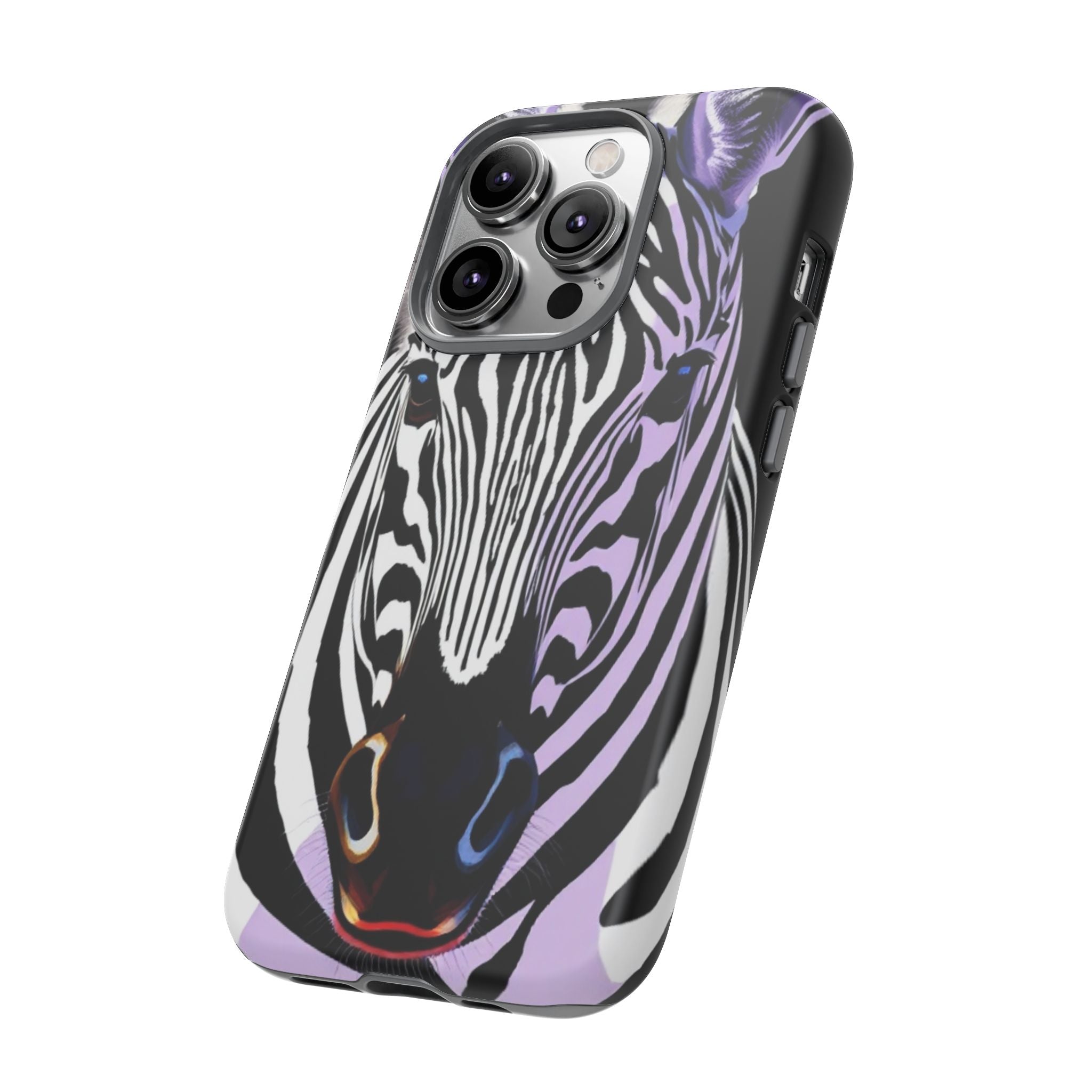 Android OR iPhone Compatible Cases - Zebra Design - Unique Tough Cases