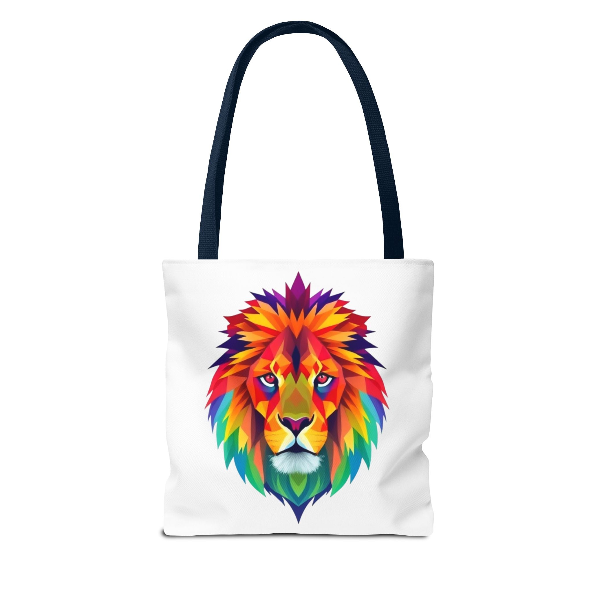 Colorful Fractal Lion Design - Tote Bag