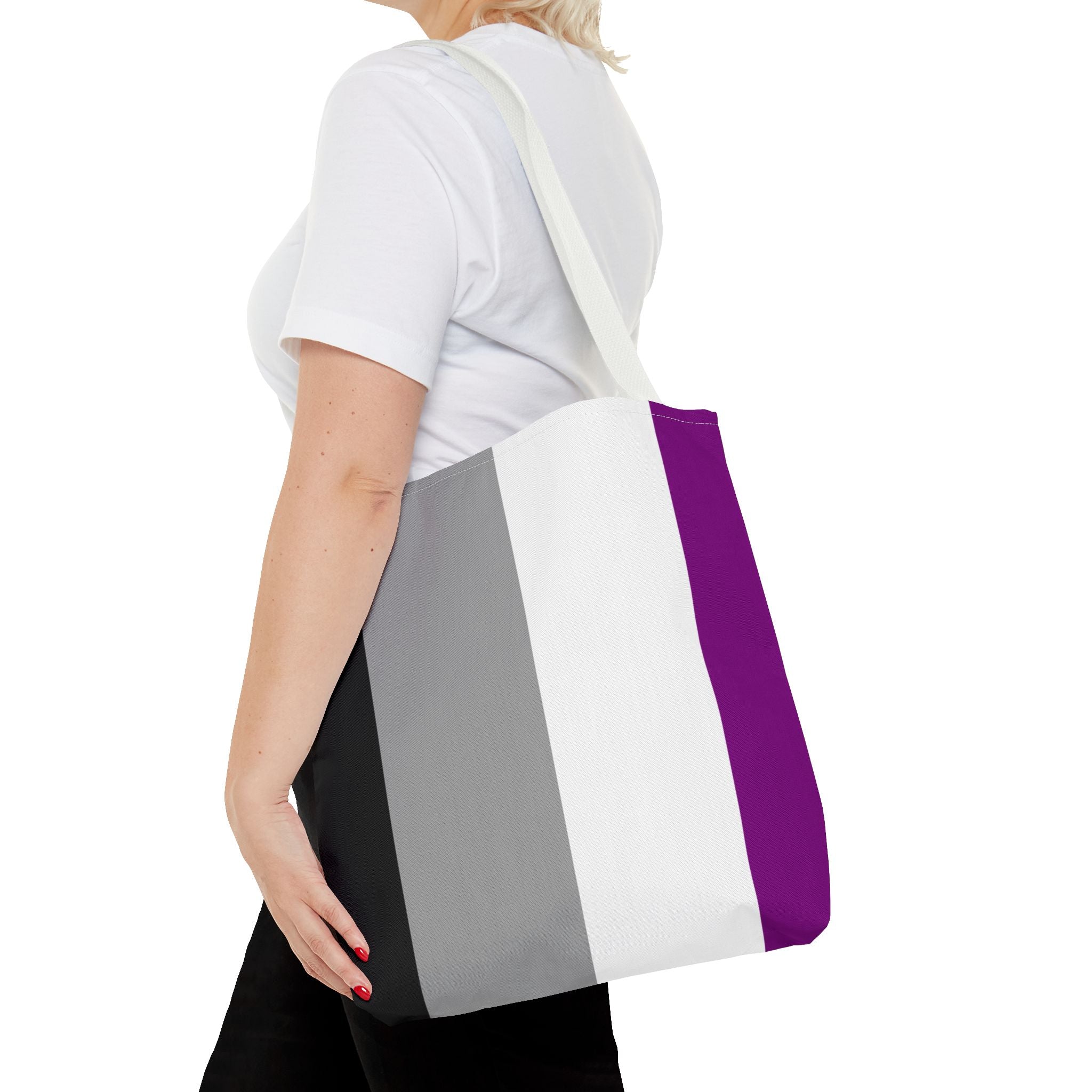 Asexual Pride Flag Tote Bag