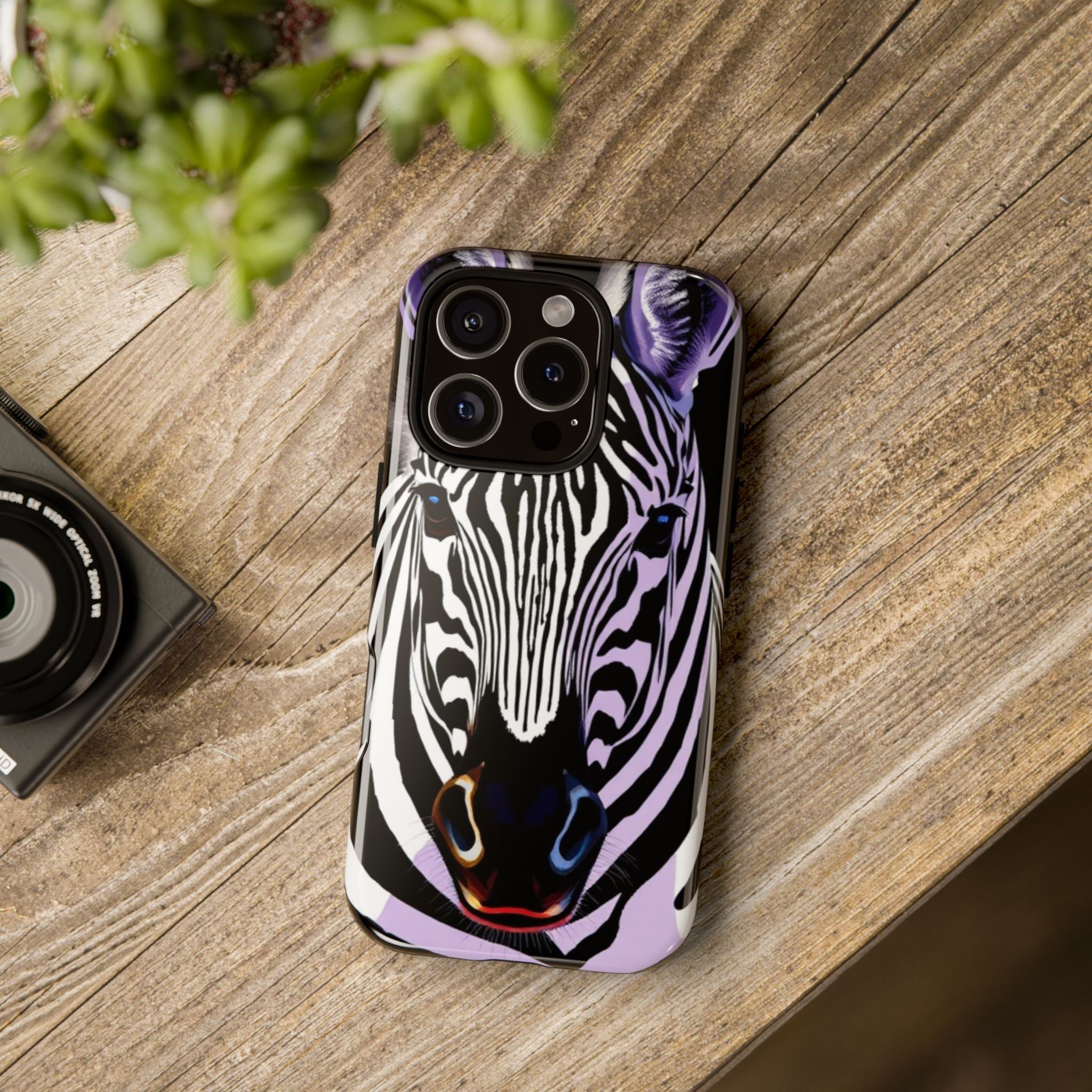 Android OR iPhone Compatible Cases - Zebra Design - Unique Tough Cases