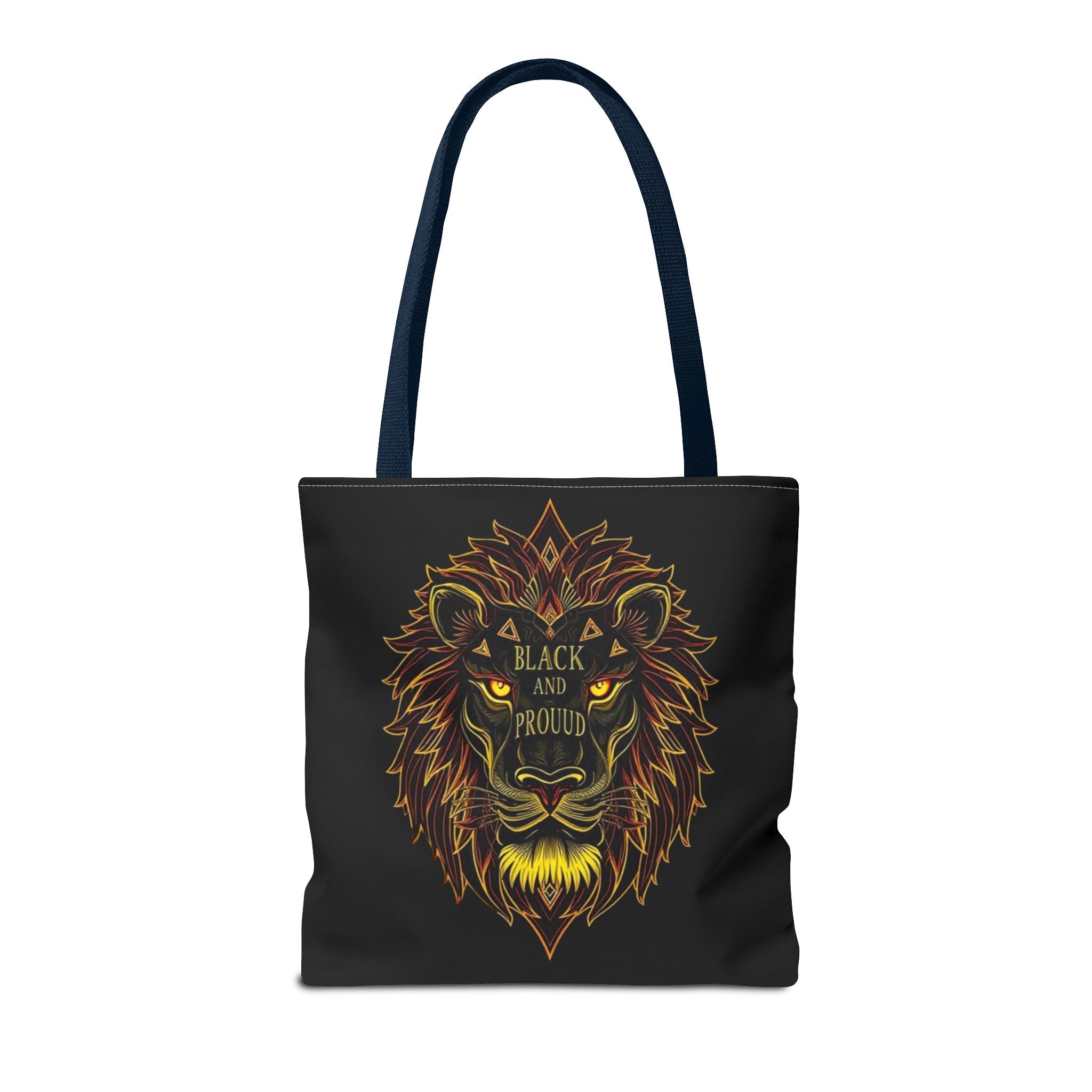 Black and Proud Lion Tote Bag