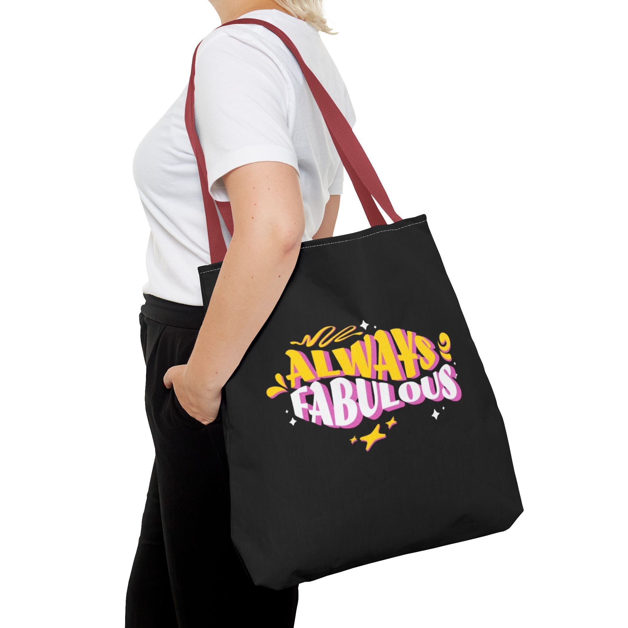 Always Fabulous Text Design tote bag