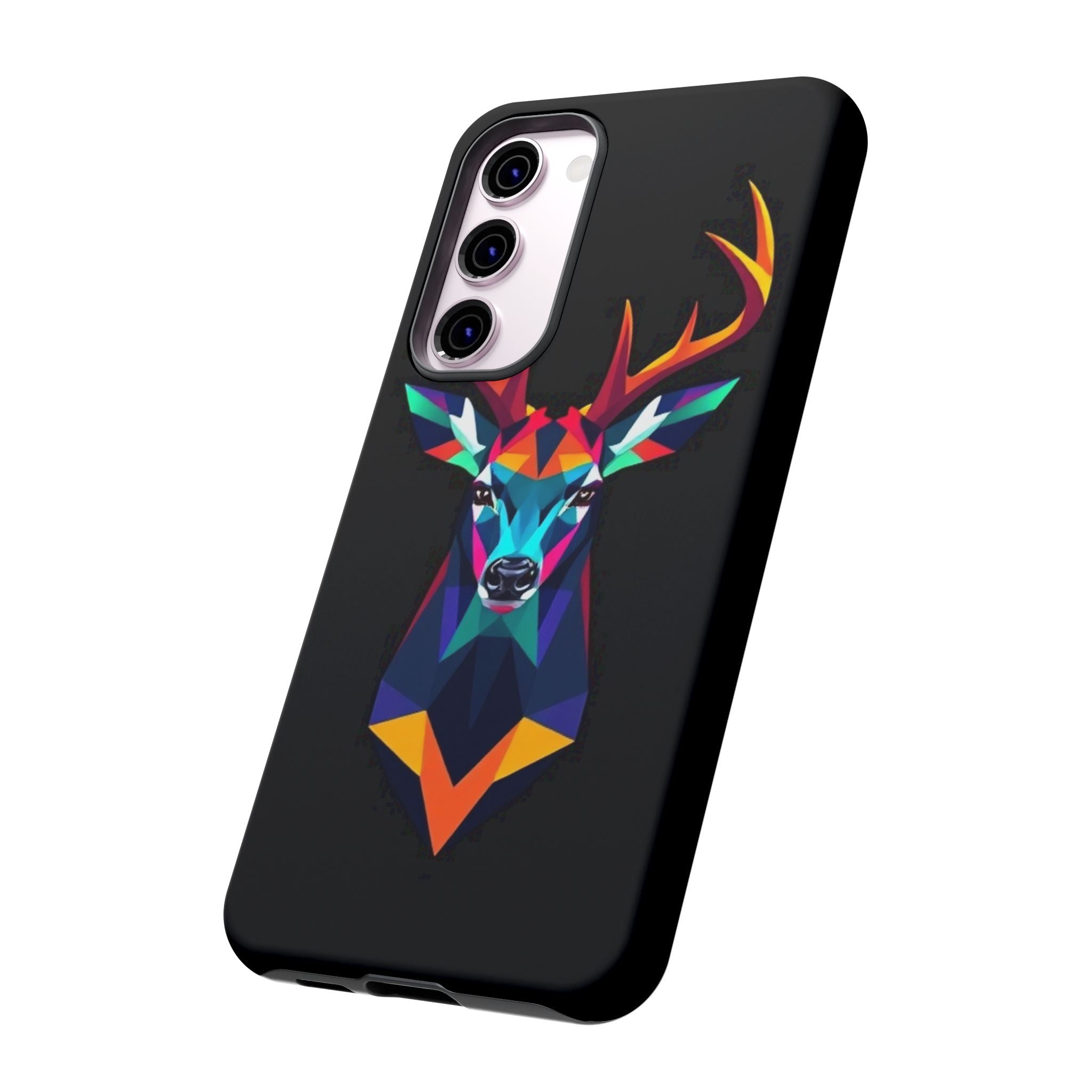 Colorful Fractal Deer Art Design Tough Case For Android & iPhone