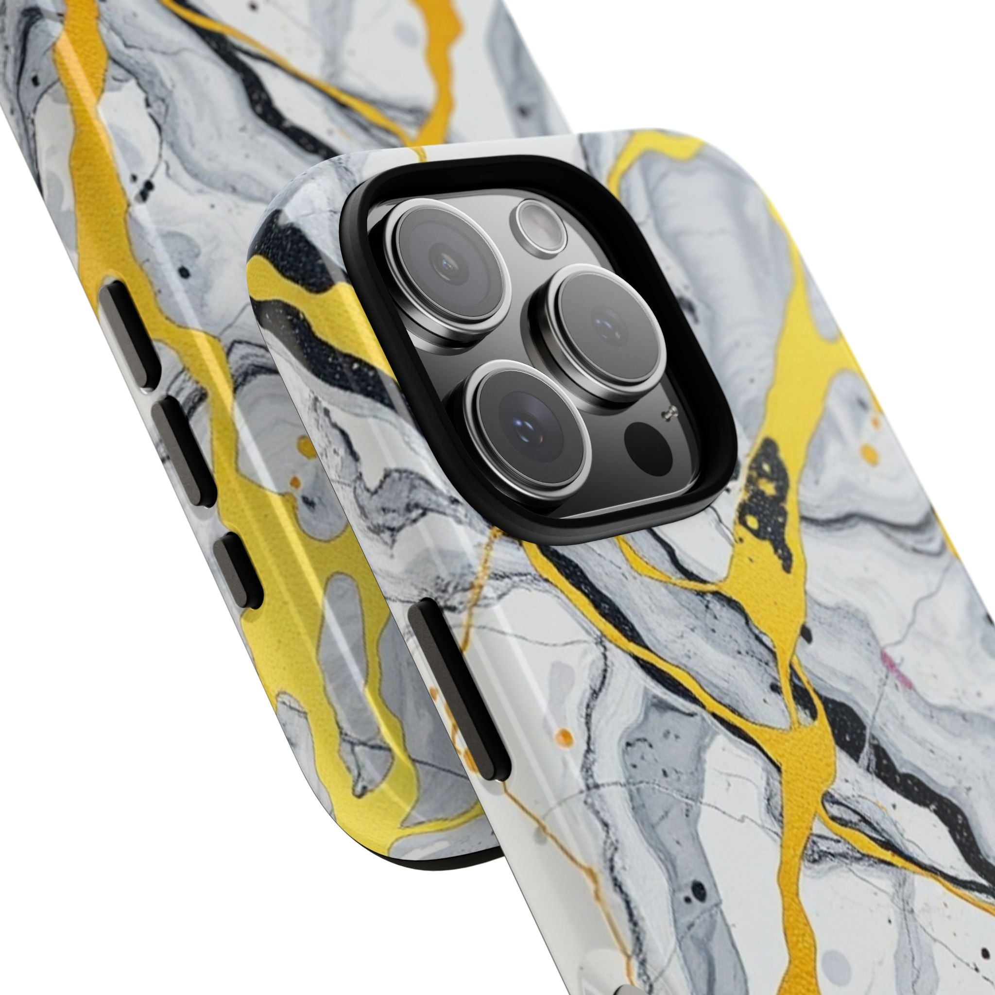 Beautiful Marble and Gold Design Tough Cases For Android & iPhone