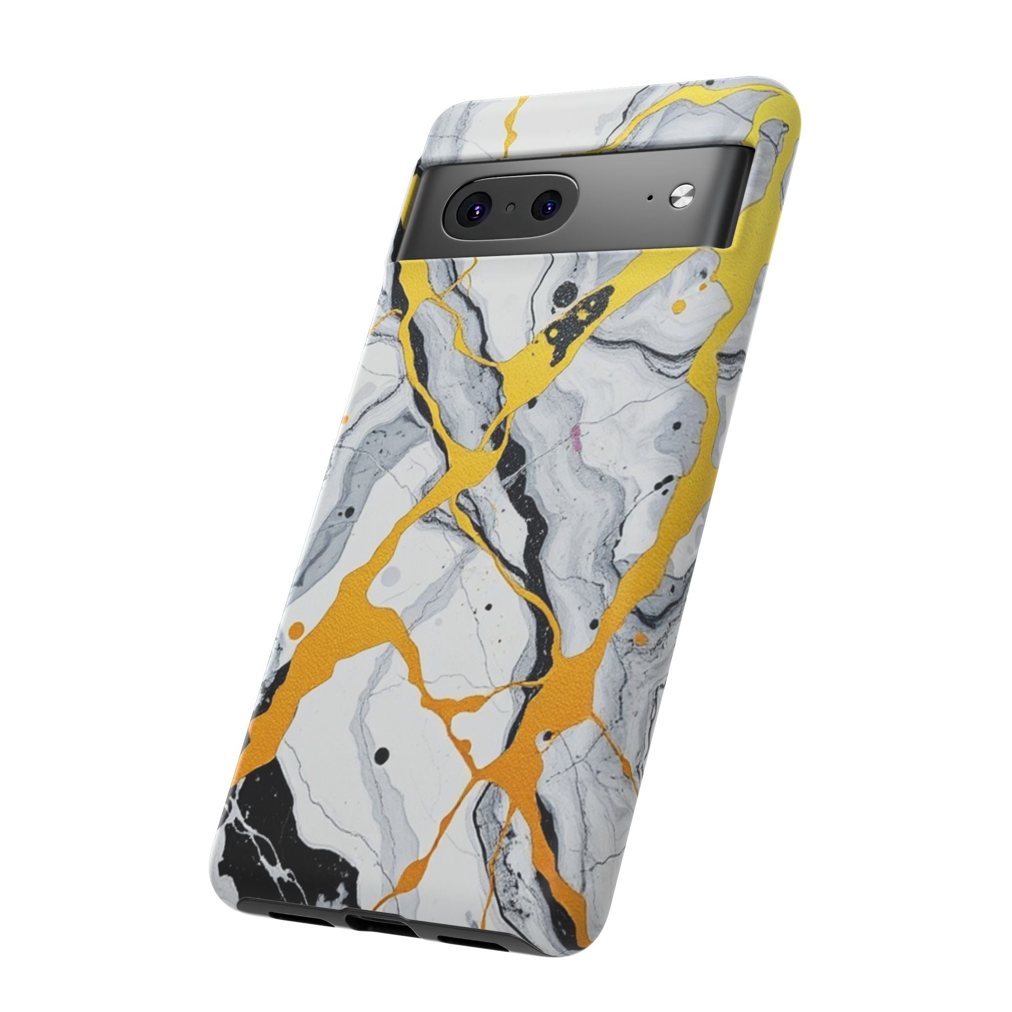 Beautiful Marble and Gold Design Tough Cases For Android & iPhone