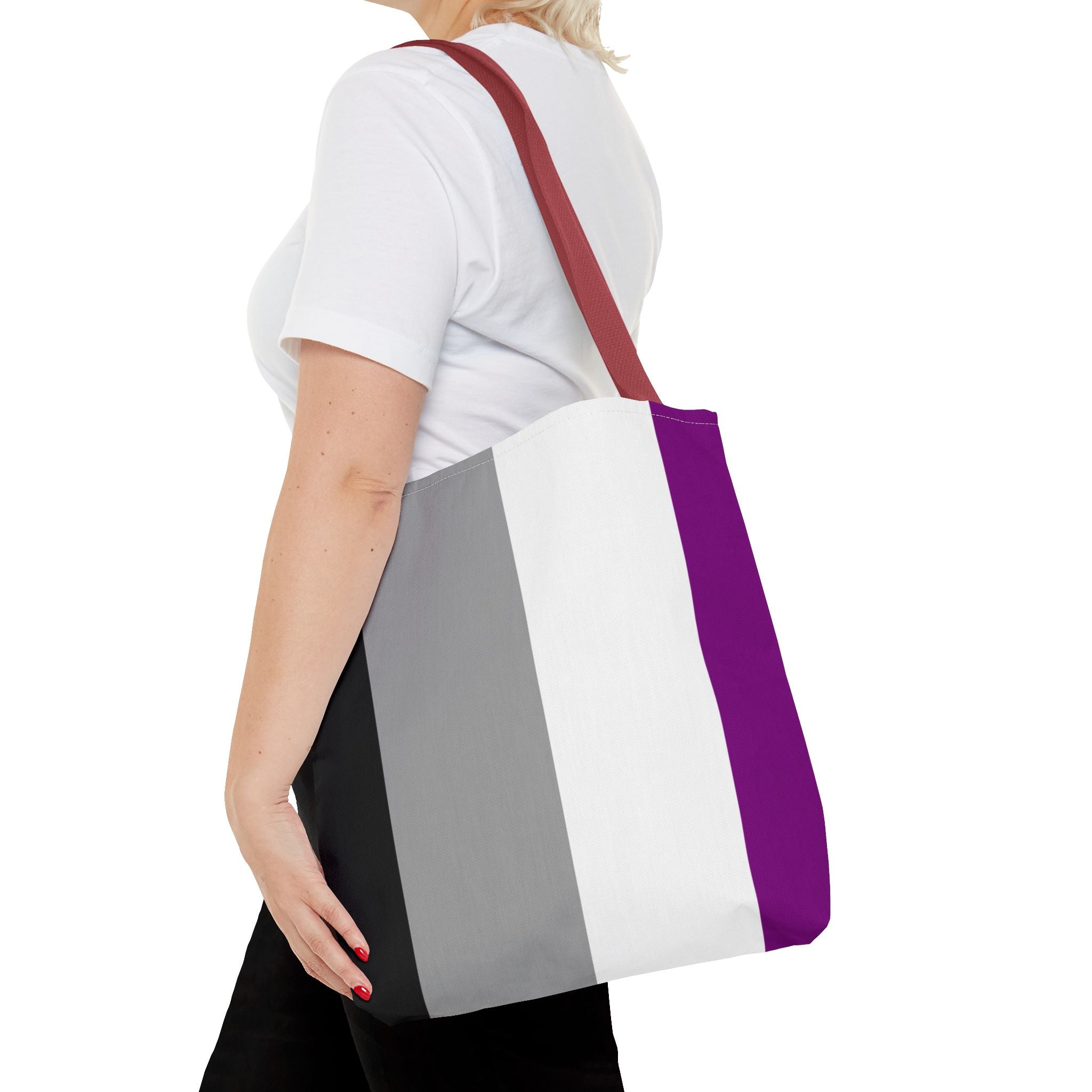 Asexual Pride Flag Tote Bag