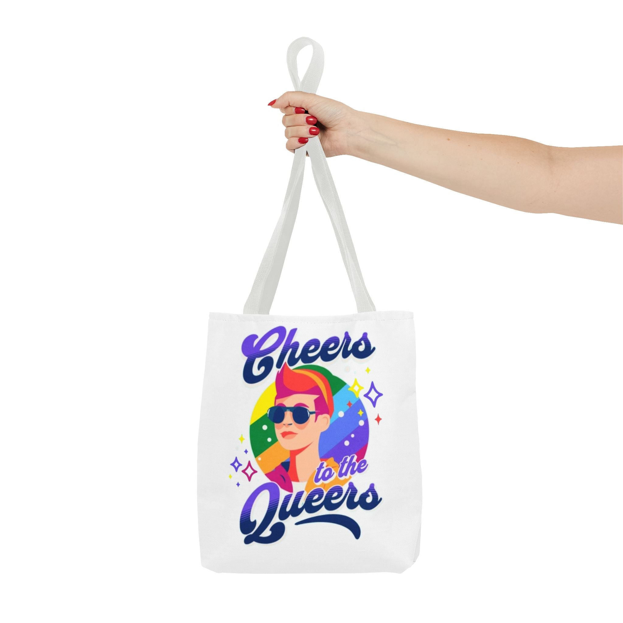 Cheers to the Queers Design LGBTQIA+ themed Tote bag