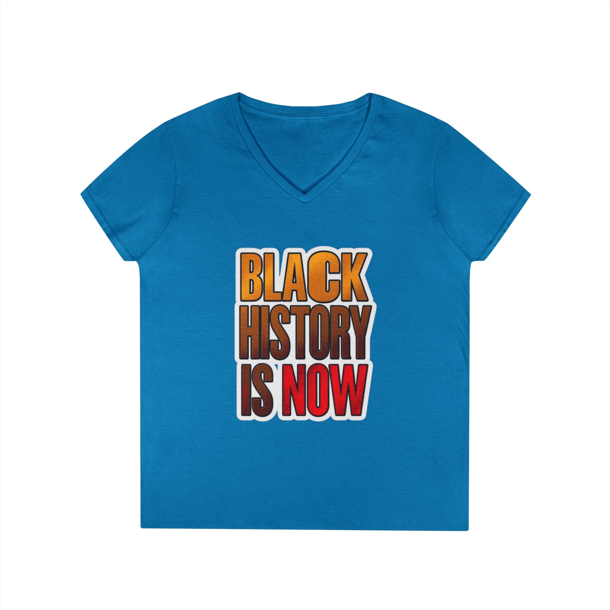 Empowerment V-Neck T-Shirt – Black History Is Now