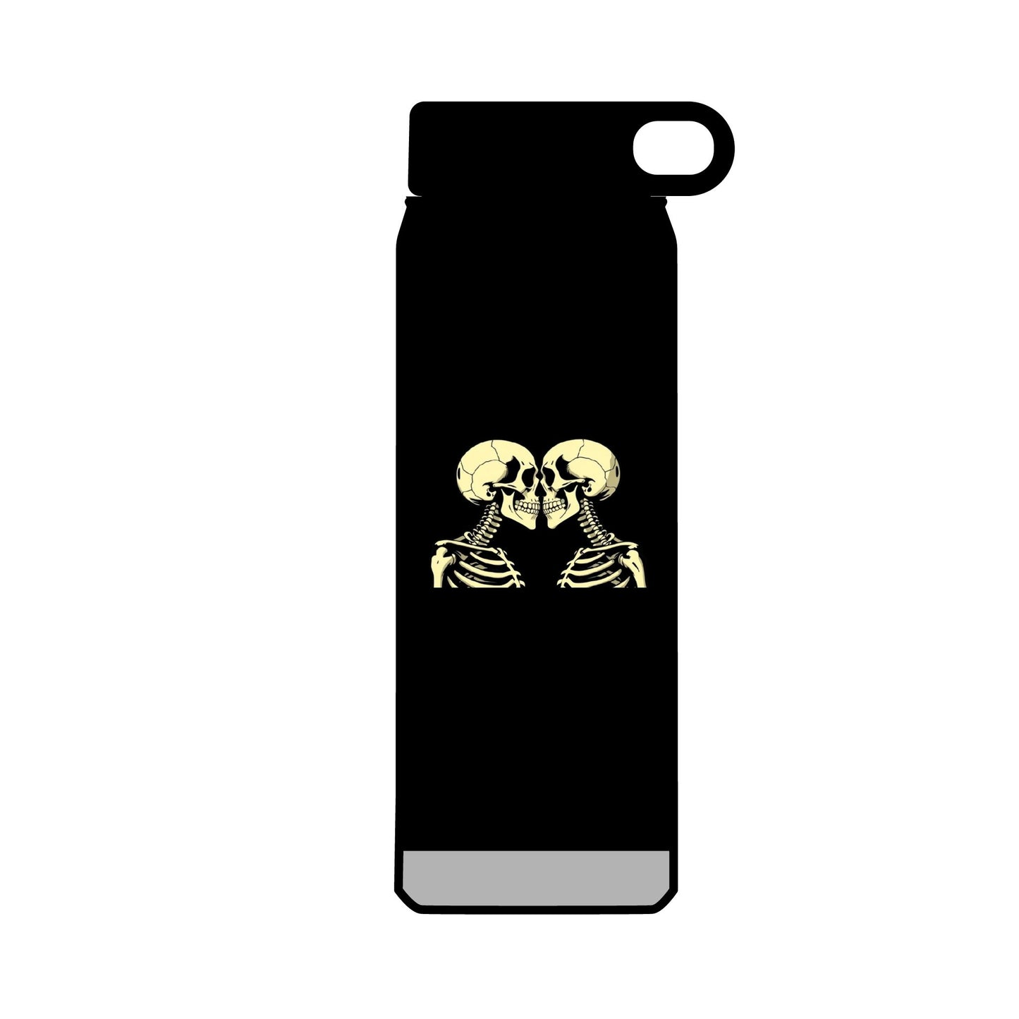 32oz Water Bottle Kissing Skeletons