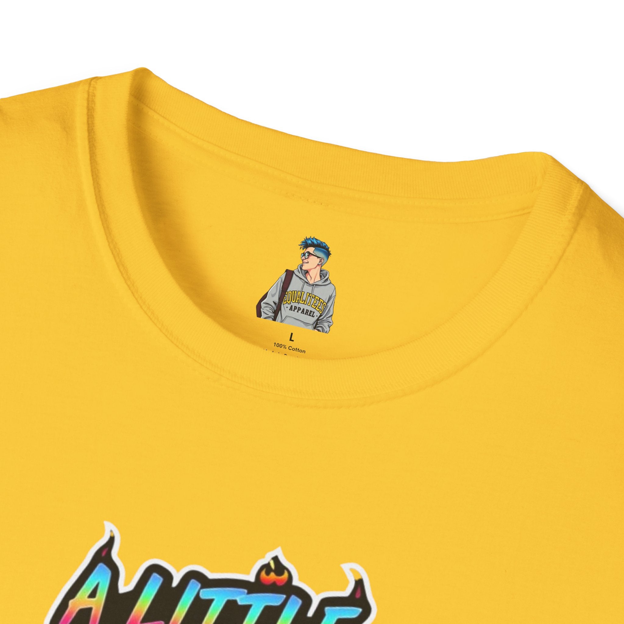 A Little Bit Neurospicy Unisex Softstyle T-Shirt - Fun & Quirky Graphic Tee for Neurodivergent Awareness