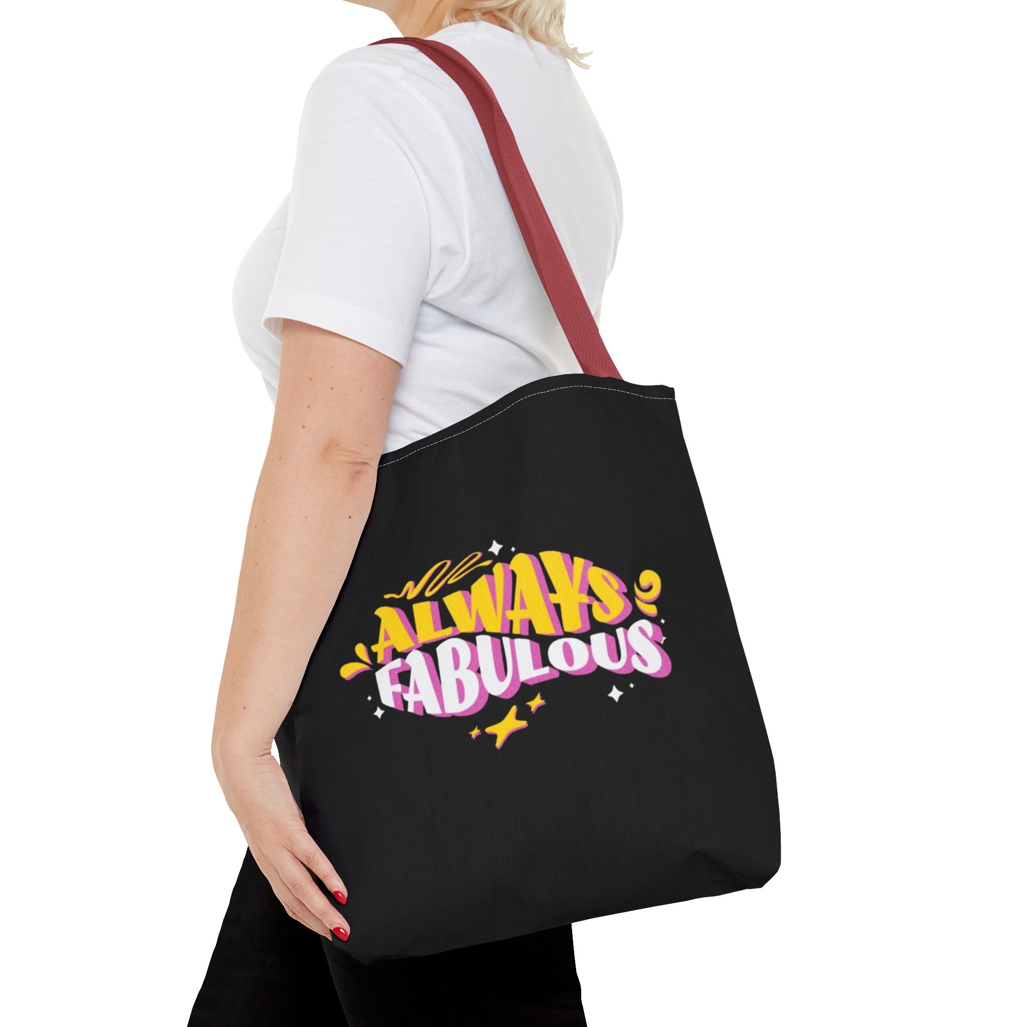 Always Fabulous Text Design tote bag