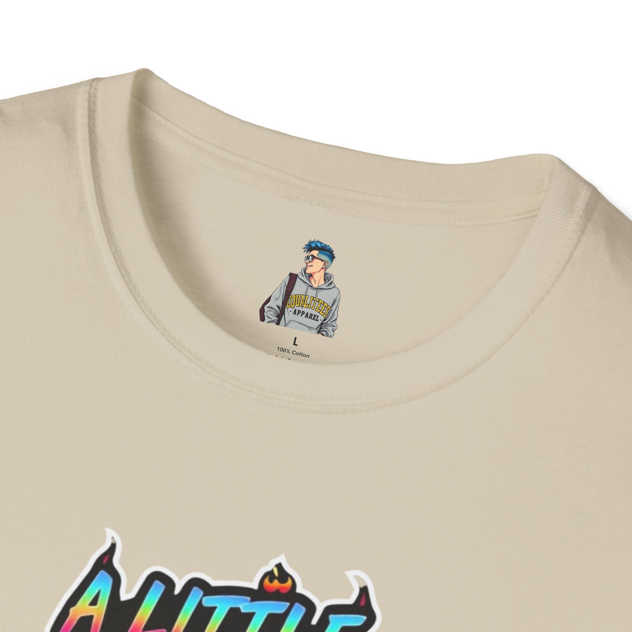 A Little Bit Neurospicy Unisex Softstyle T-Shirt - Fun & Quirky Graphic Tee for Neurodivergent Awareness